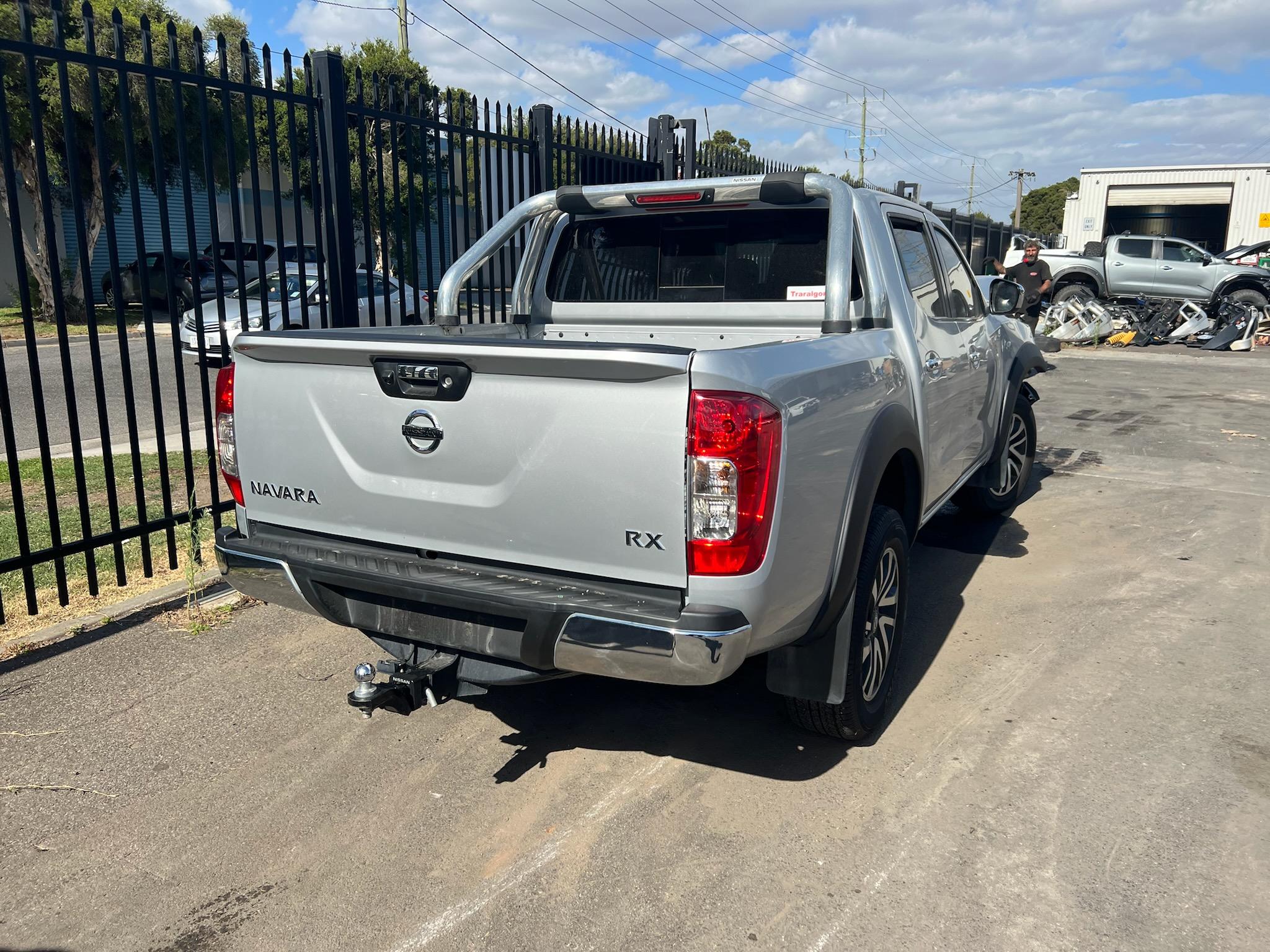 NISSAN NAVARA D23 NP300 RX DUALCAB YS23 DIESEL SILVER 2020 WRECKING