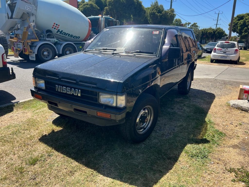 NISSAN TERRANO WD21 R3M TURBO DIESEL TD27 AUTO BLUE 1991 WRECKING