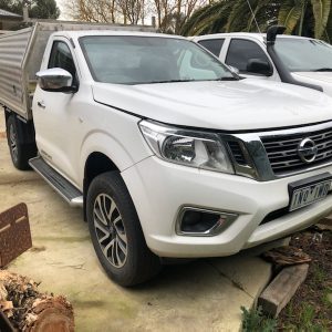 NISSAN NAVARA D23 NP300 SINGLE CAB TRAY YS23 DIESEL WHITE 2016 WRECKING