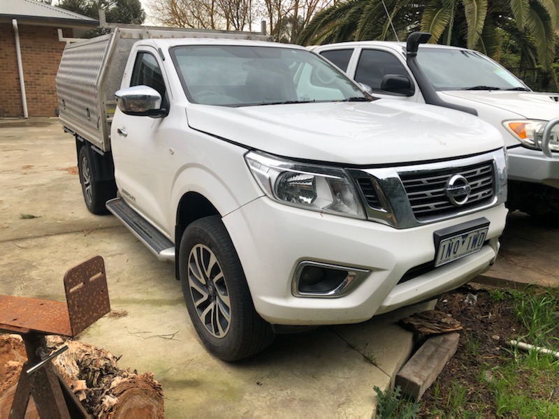 NISSAN NAVARA D23 NP300 SINGLE CAB TRAY YS23 DIESEL WHITE 2016 WRECKING