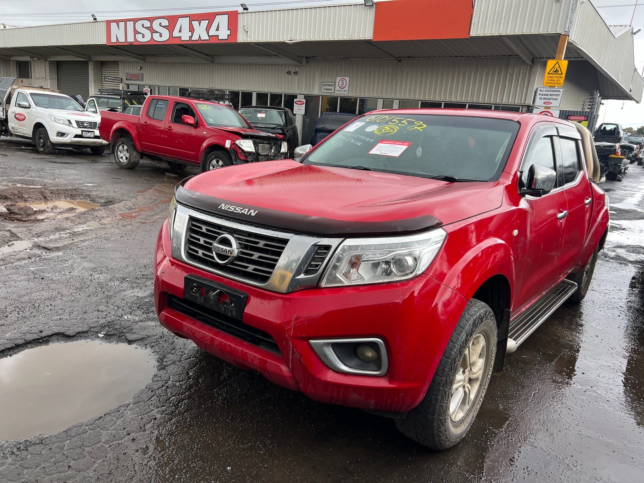 NISSAN NAVARA D23 NP300 YS23 DIESEL RED 2018 WRECKING