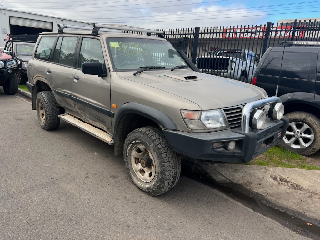 PARTING OUT NISSAN PATROL Y61 GU ST WAGON ZD30 DIESEL 2001 GOLD WRECKING / PARTS FOR SALE