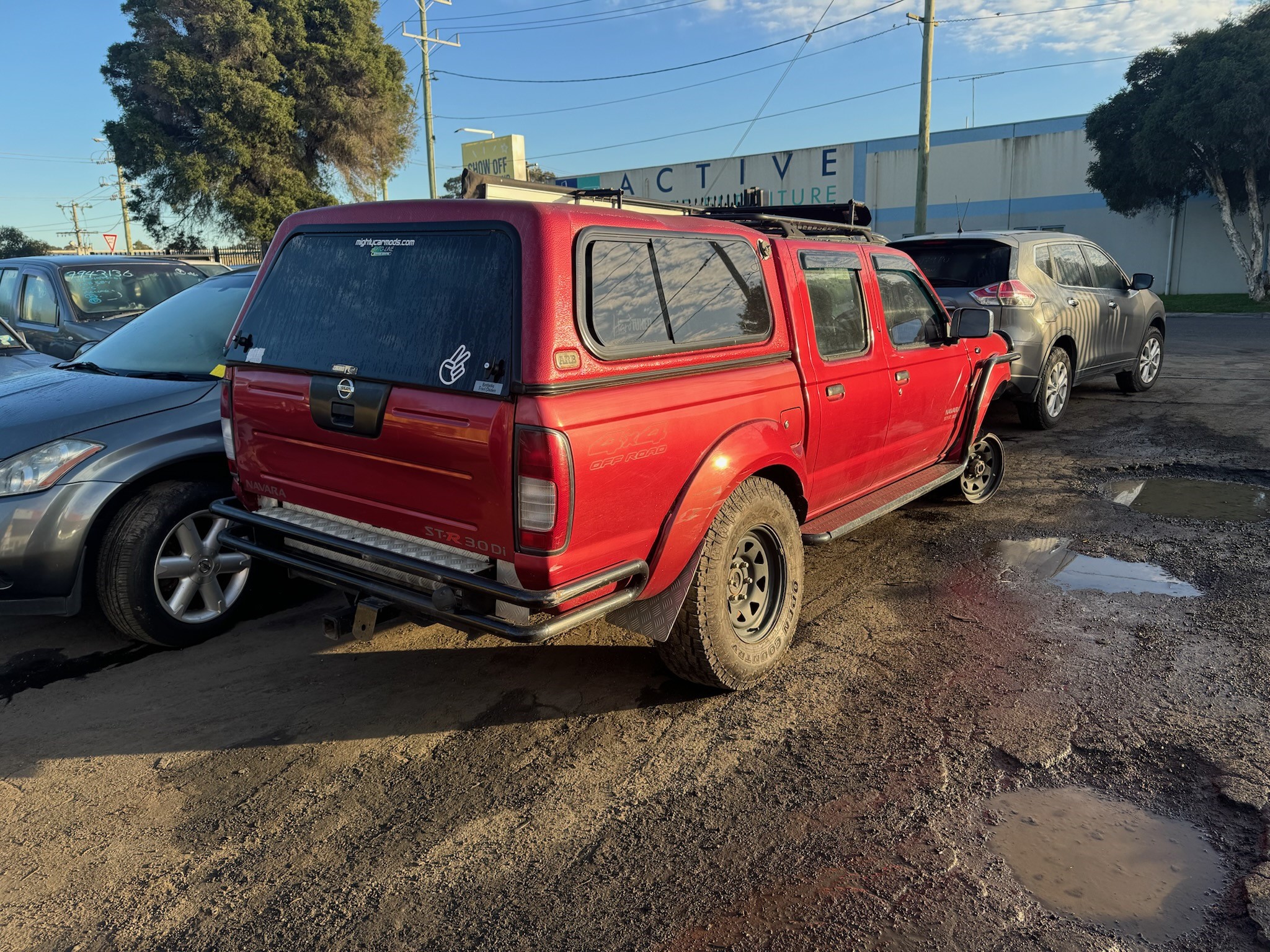 NISSAN NAVARA D22 ST-R ZD30 DIESEL RED CANOPY – WRECKING