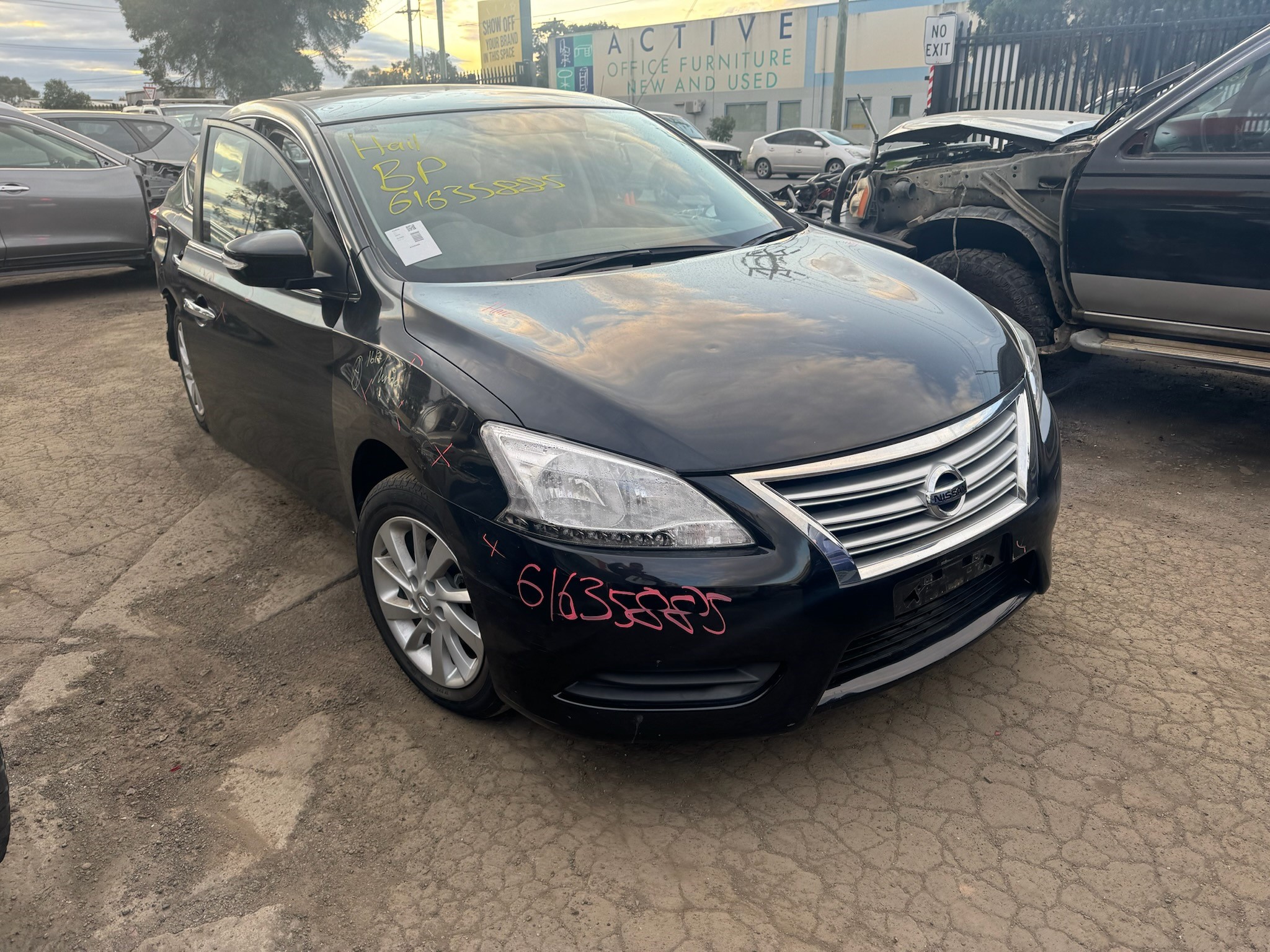 NISSAN PULSAR B16 SEDAN 1.8 CVT AUTO BLACK WRECKING