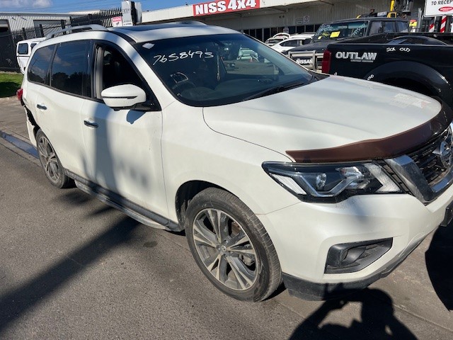 NISSAN PATHFINDER R52 V6 VQ35 AUTO 2019 WHITE / WRECKING