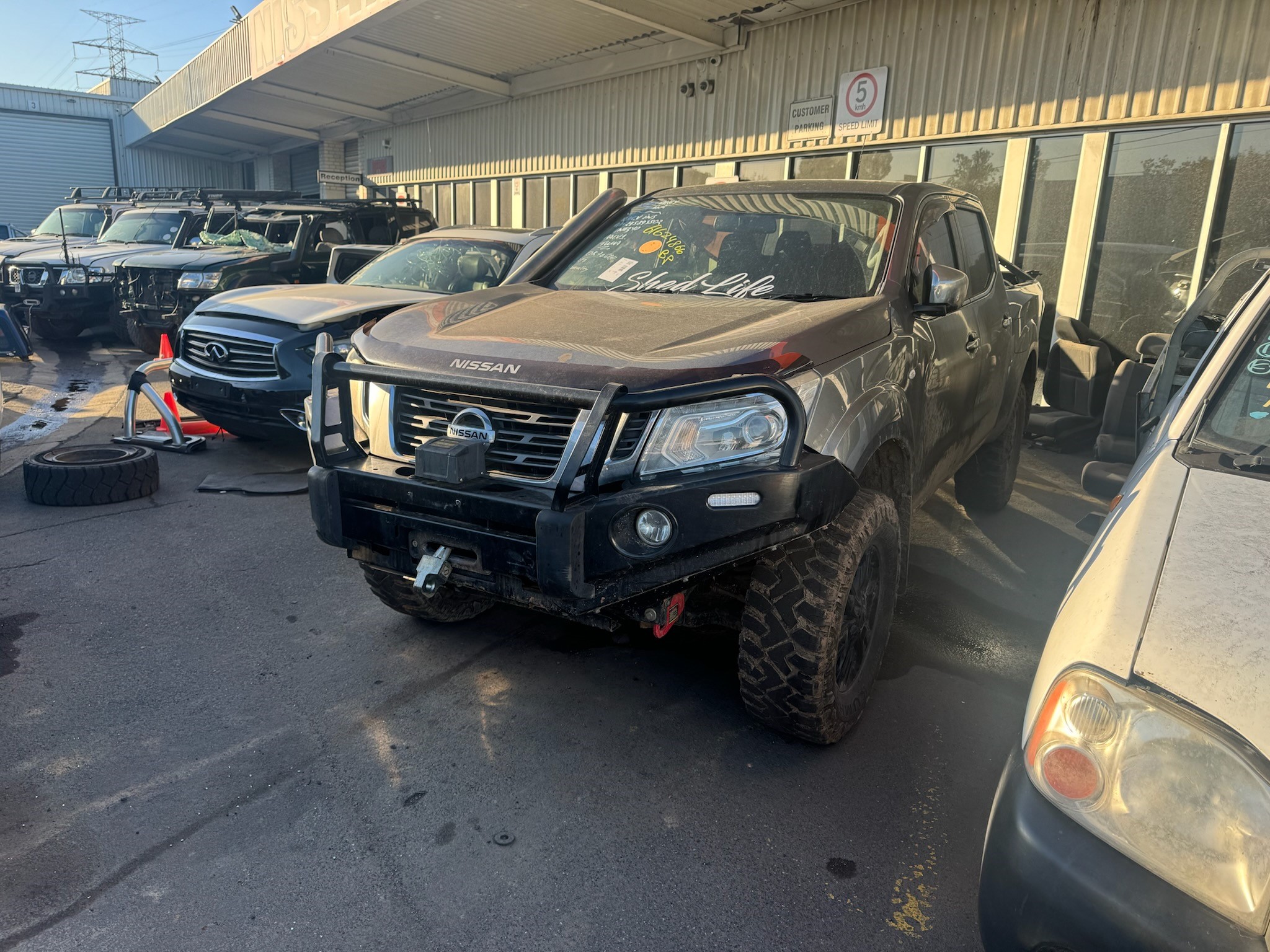 NISSAN NAVARA D23 YS23 DIESEL STAINLESS SNORKEL 2019 GREY WRECKING 