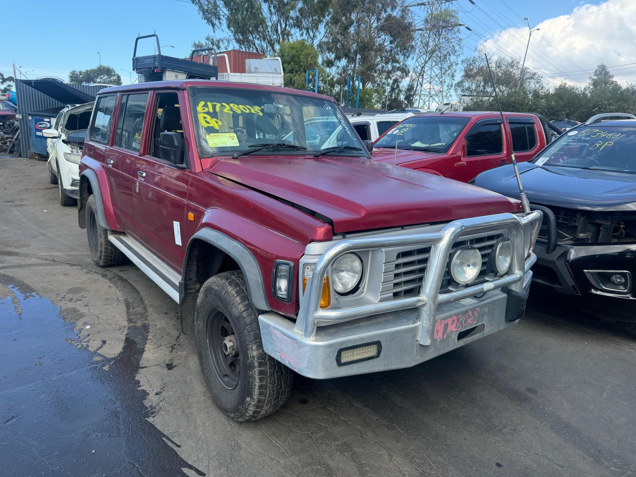 NISSAN PATROL Y60 GQ WAGON RX TB42 EFI RED WRECKING