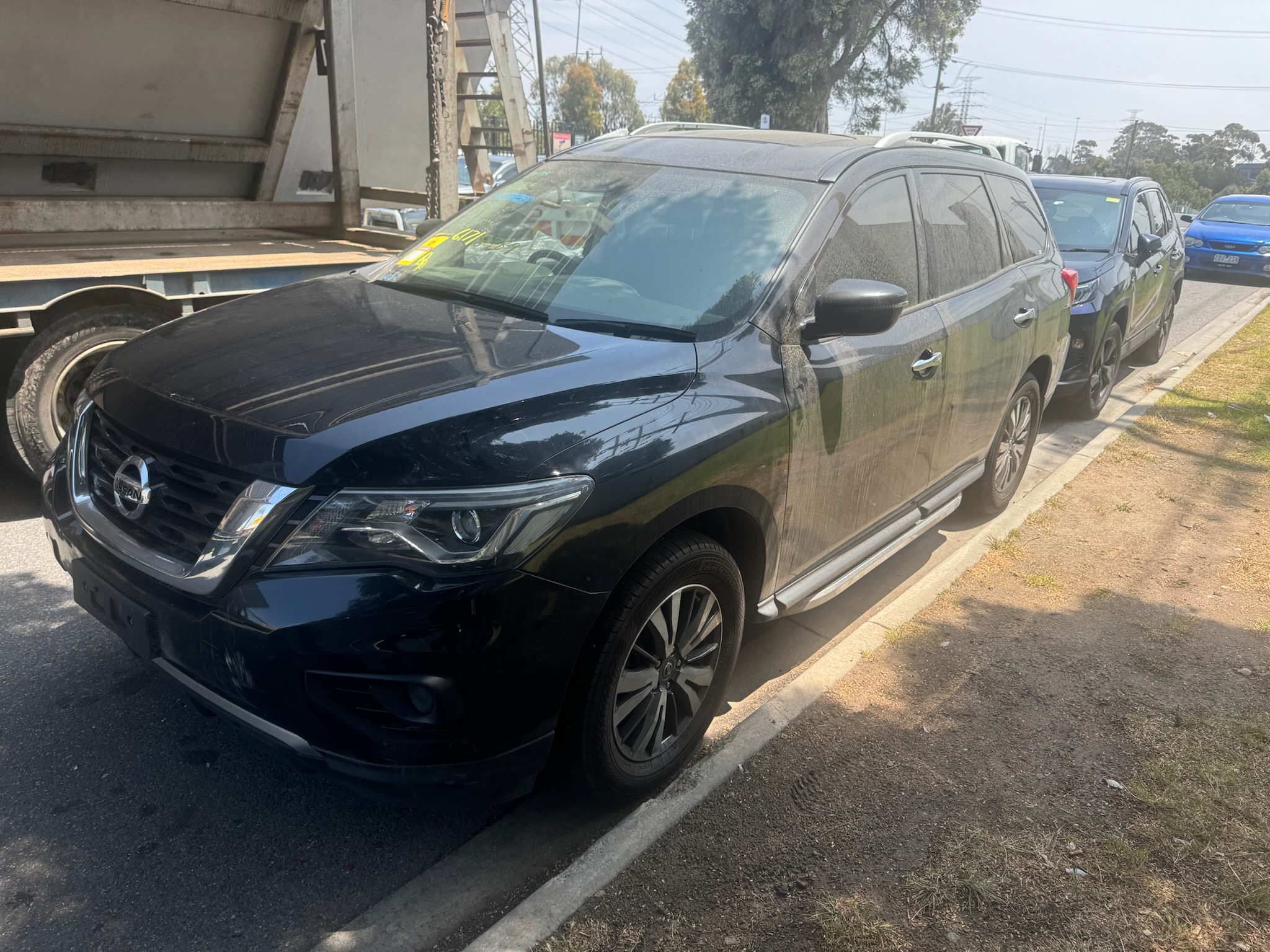 NISSAN PATHFINDER R52 ST V6 AUTO BLACK 2020 WRECKING