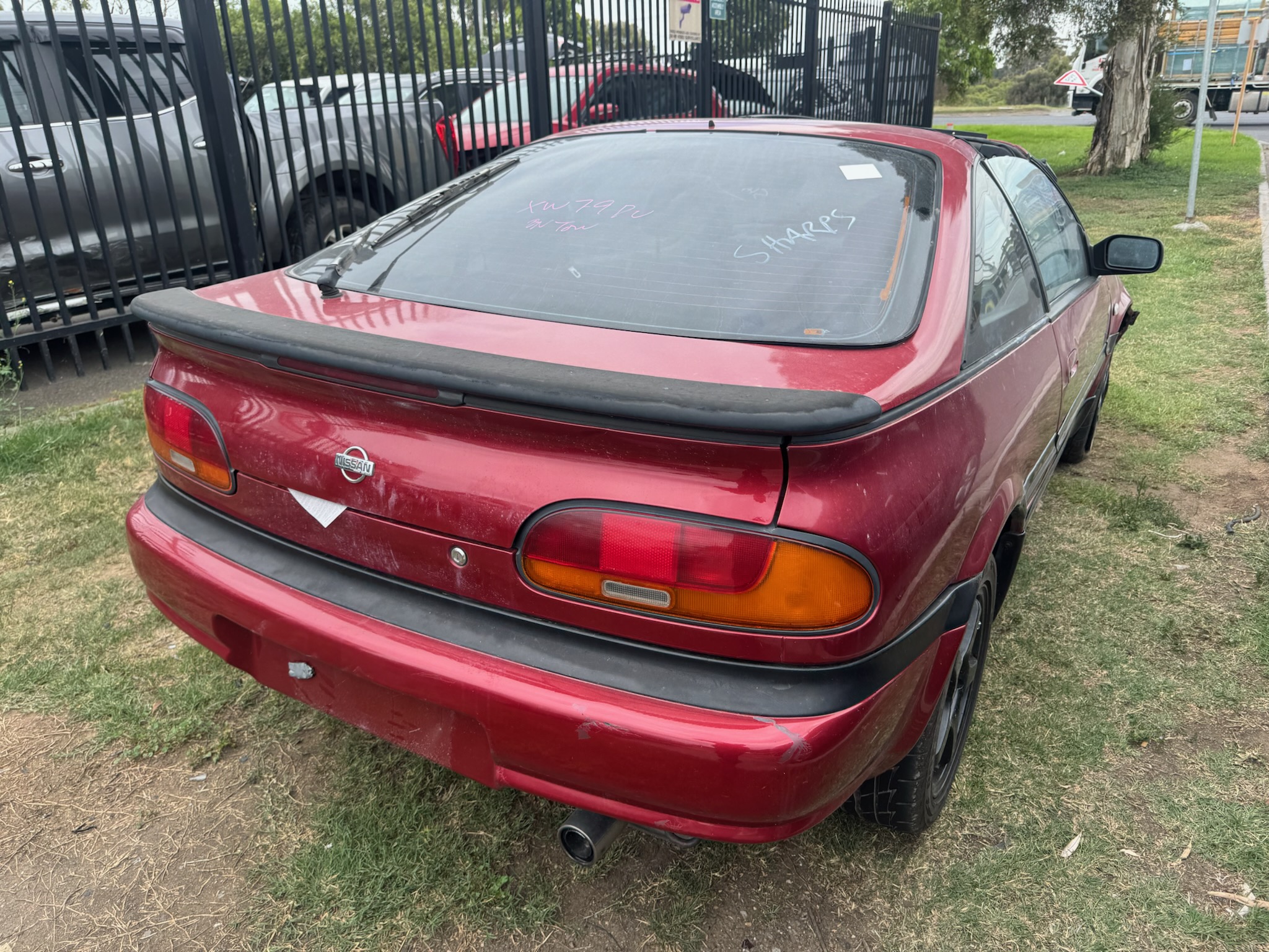 NISSAN NX COUPE B13 RED WRECKING / PARTS