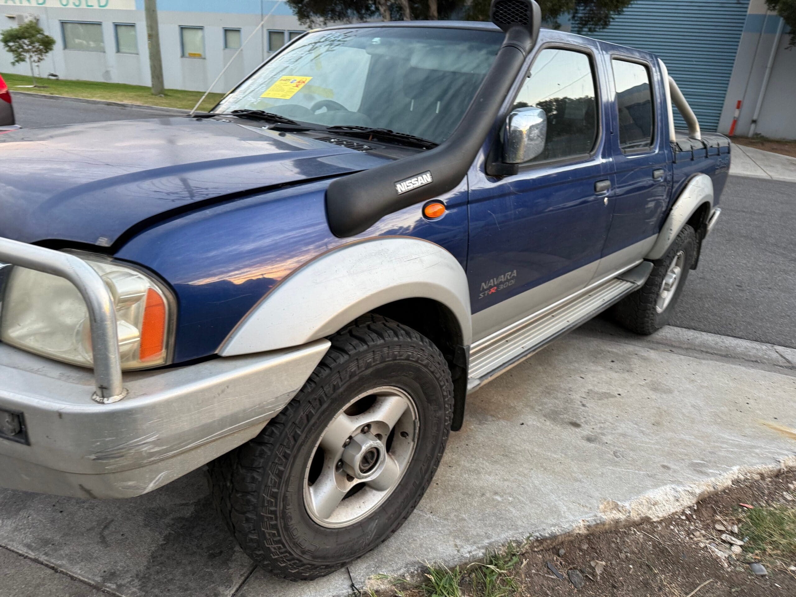 NISSAN NAVARA D22 ST-R DUALCAB ZD30 TURBO DIESEL BLUE 2005 WRECKING