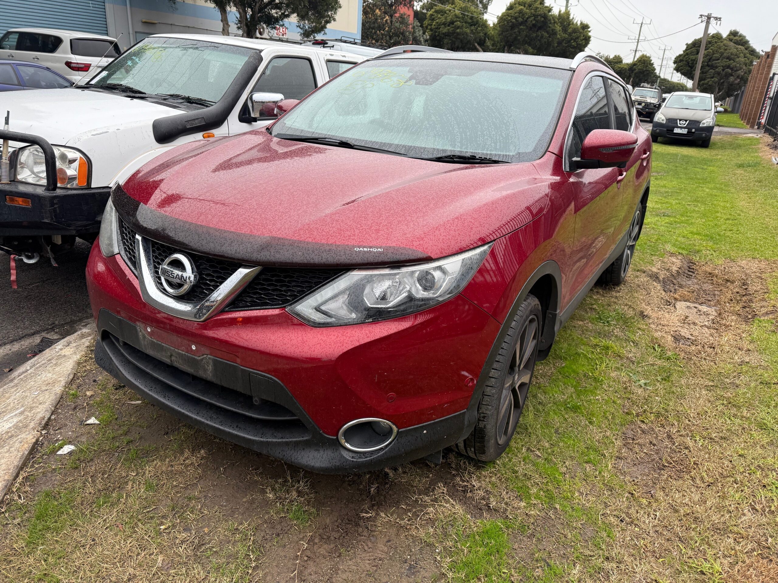 NISSAN QASHQAI J11 Ti AUTO RED 2016 WRECKING