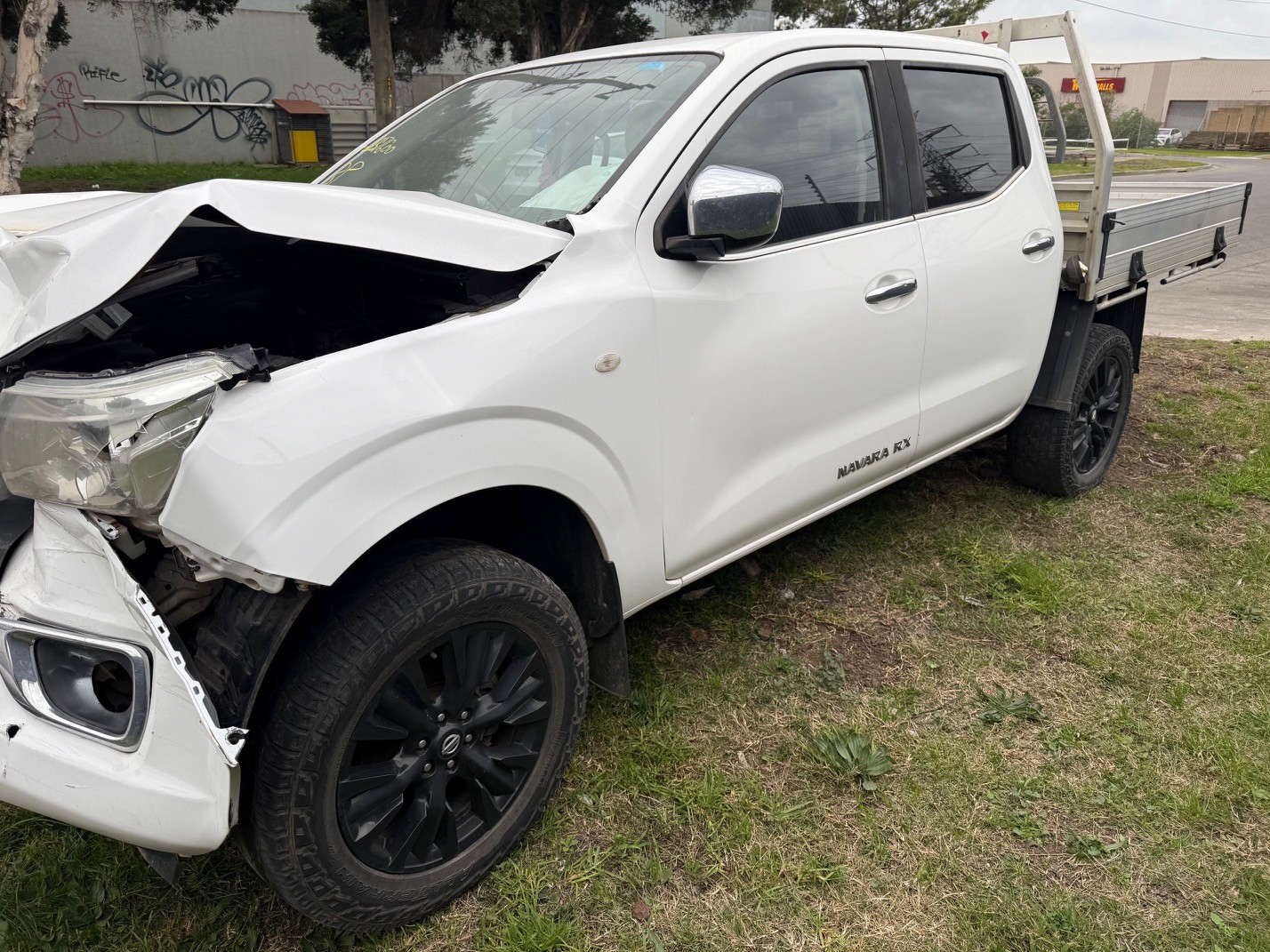 NISSAN NAVARA D23 NP300 RX DUALCAB ALLOY TRAY YS23 DIESEL WHITE WRECKING