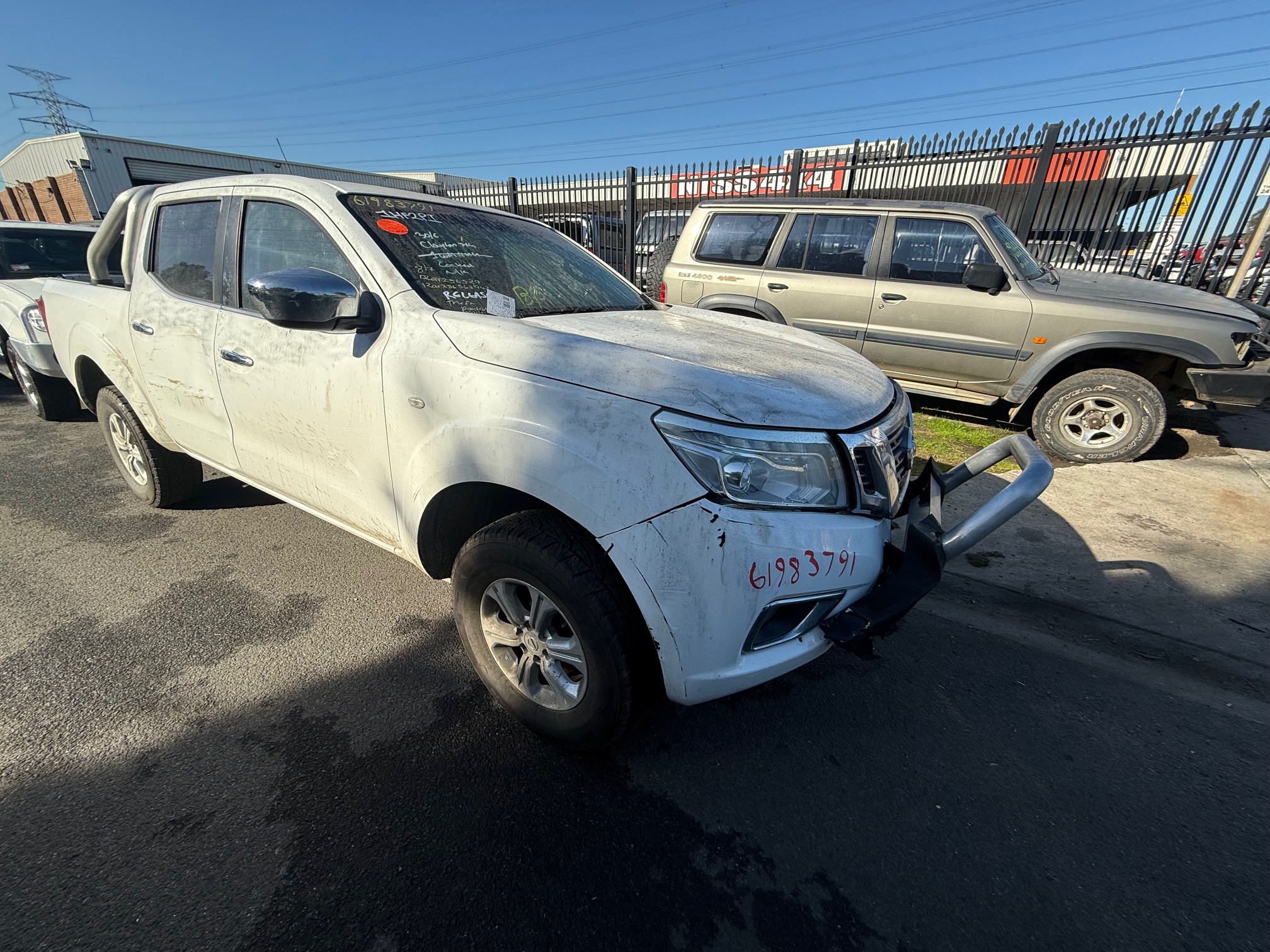 PARTS FOR SALE – NISSAN NAVARA D23 NP300 YS23 DIESEL WHITE WRECKING