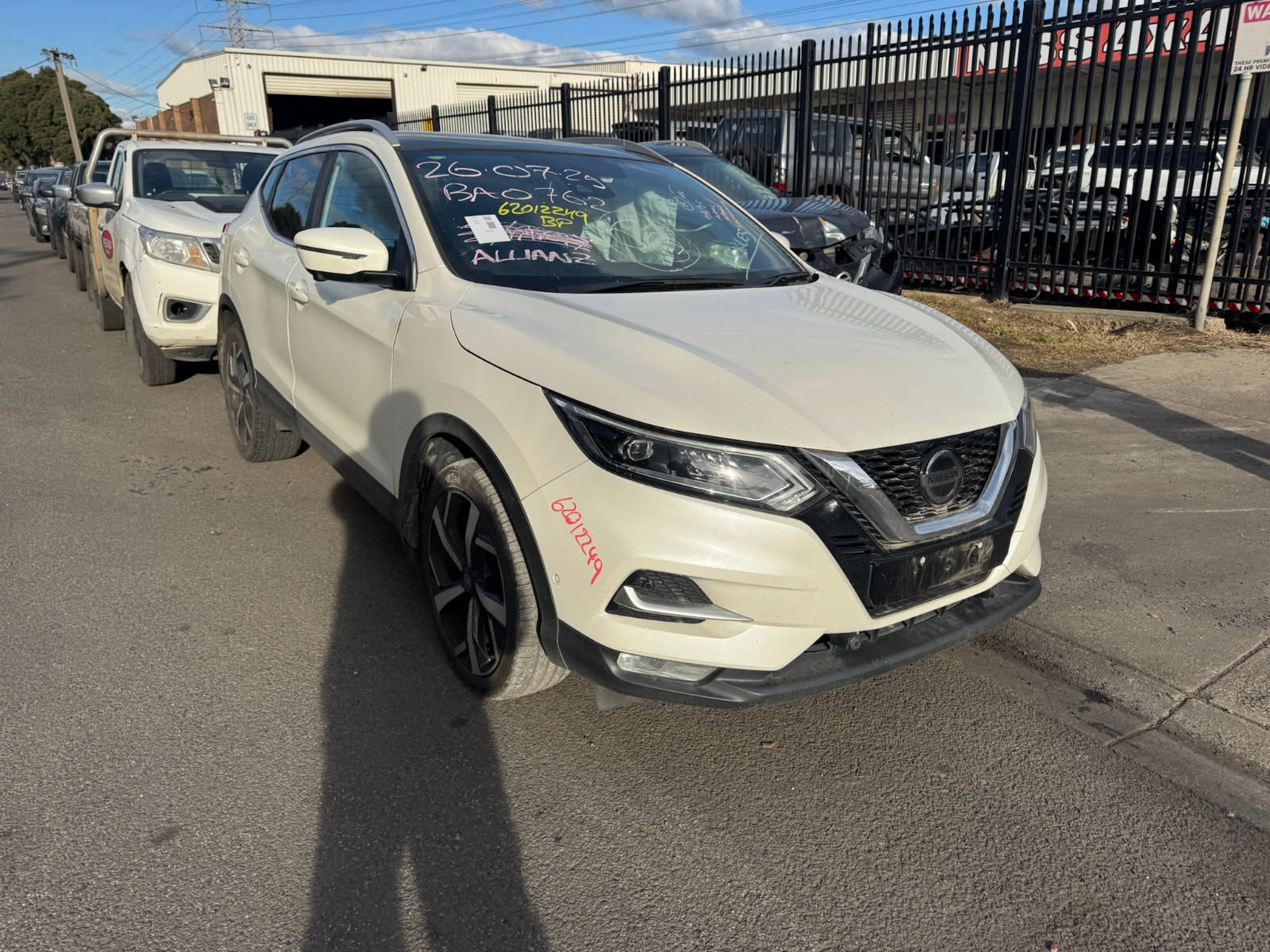 NISSAN QASHQAI J11 Ti MR20 AUTO WHITE 2020 WRECKING