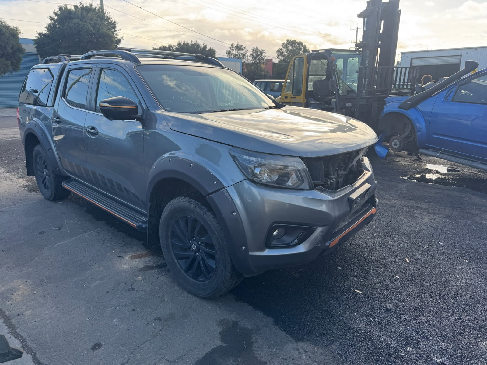 NISSAN NAVARA D23 NP300 YS23 DIESEL GREY CANOPY WRECKING
