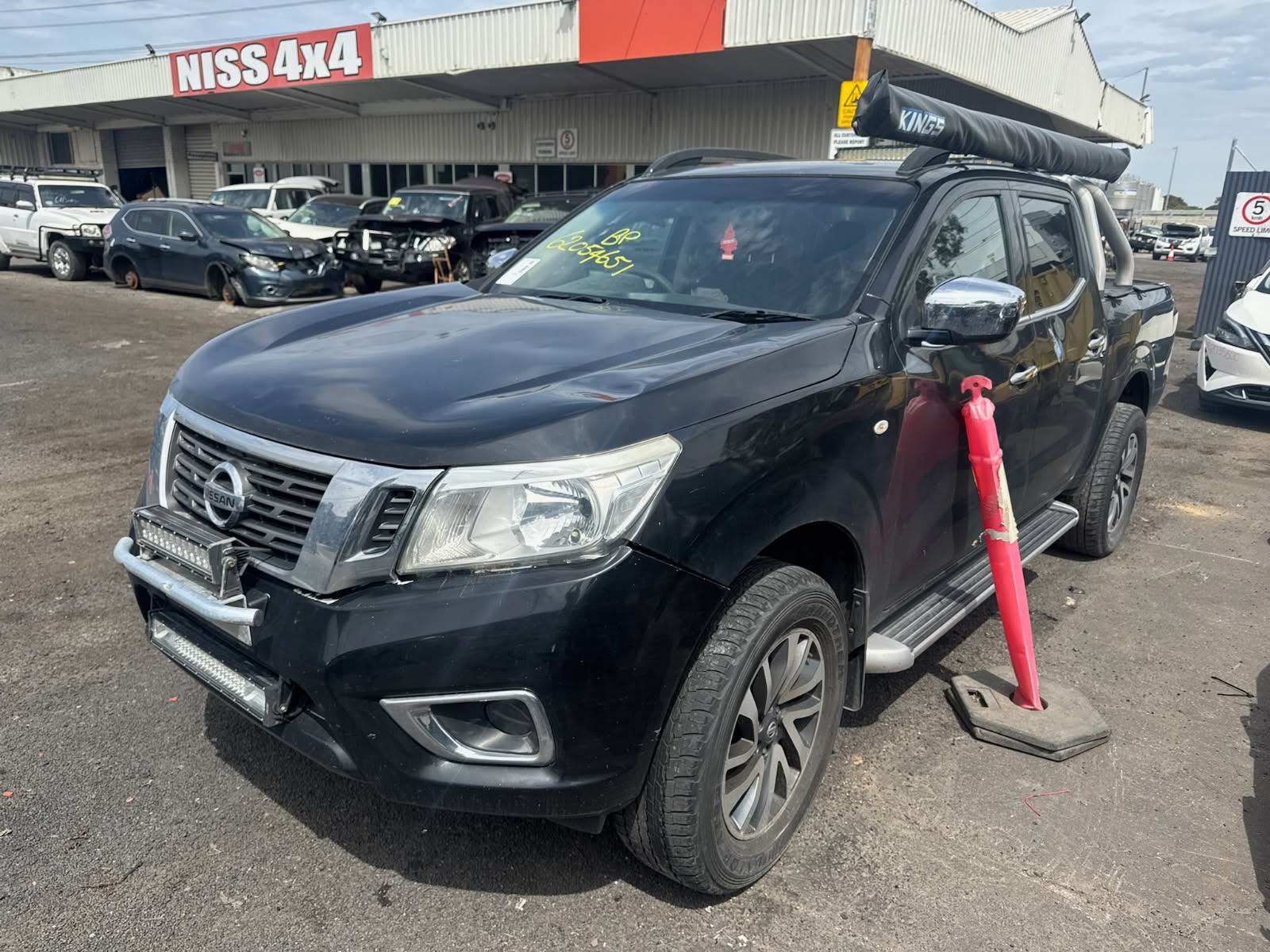 NISSAN NAVARA D23 YS23 DIESEL DUALCAB BLACK 2019 WRECKING