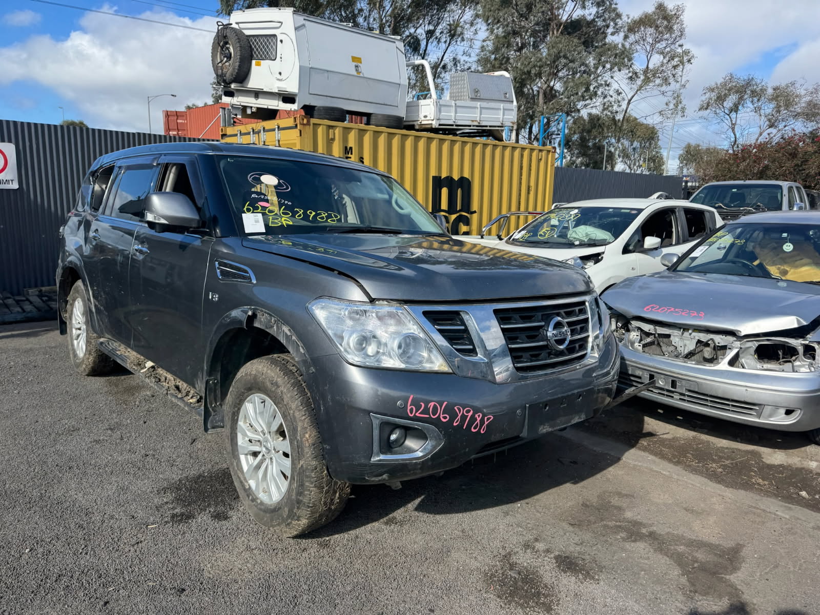 NISSAN PATROL Y62 VK56 V8 PETROL AUTO GREY WRECKING