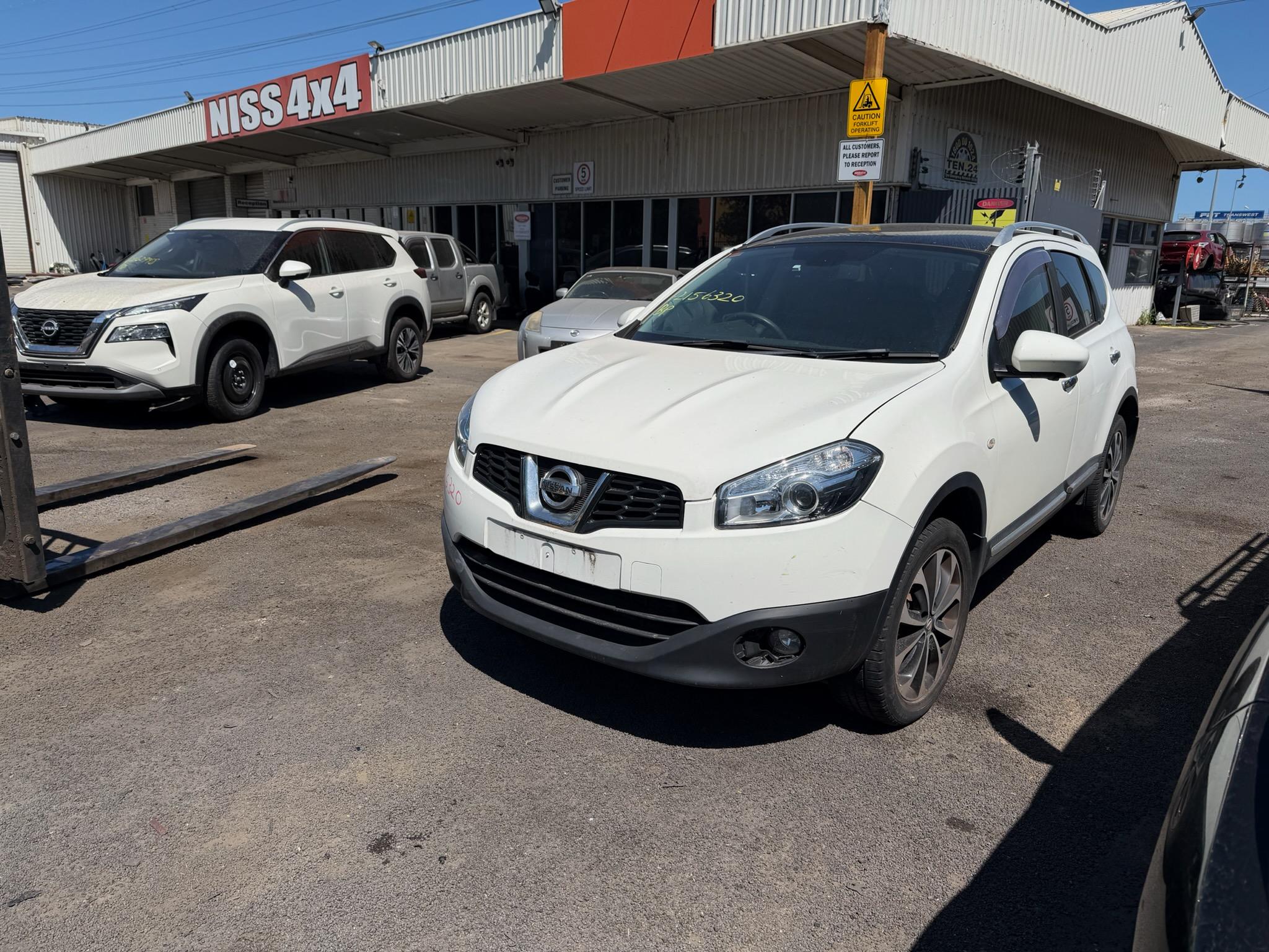 NISSAN DUALIS J10 +2 SEVEN SEATER Ti-L AUTO MR20 WHITE WRECKING