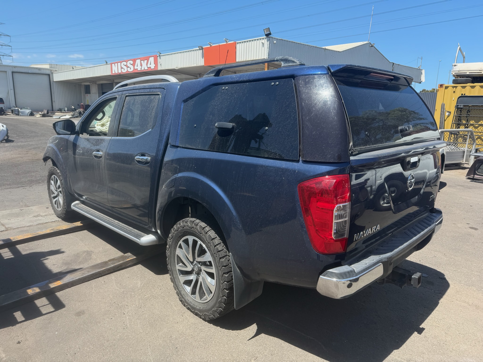 NISSAN NAVARA D23 ST-X BLUE CANOPY 2019 WRECKING