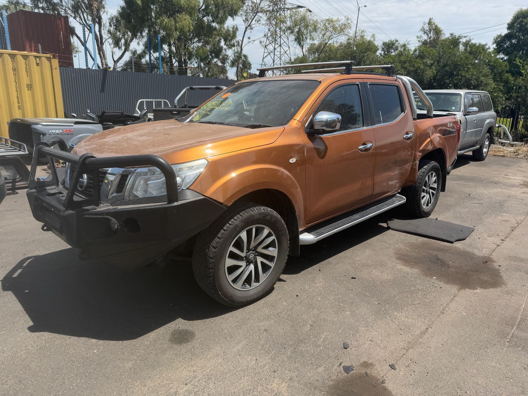 NISSAN NAVARA D23 NP300 YS23 DIESEL ORANGE BRONZE WRECKING