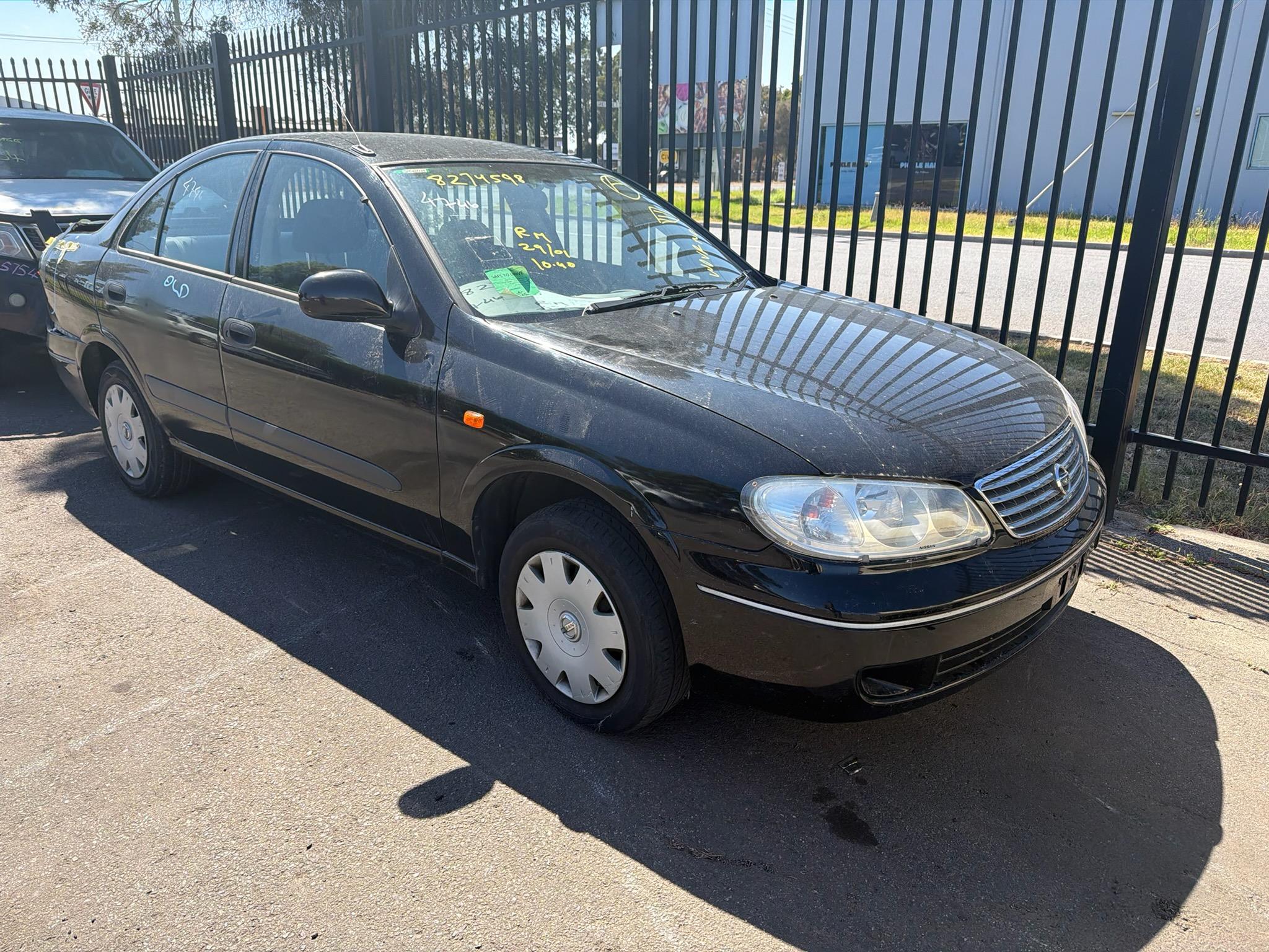 NISSAN PULSAR N16 QG18 AUTO 2004 BLACK WRECKING