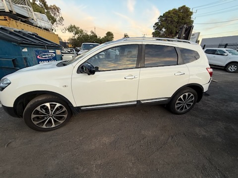 NISSAN DUALIS J10 +2 SEVEN SEATER MR20 AUTO WHITE WRECKING