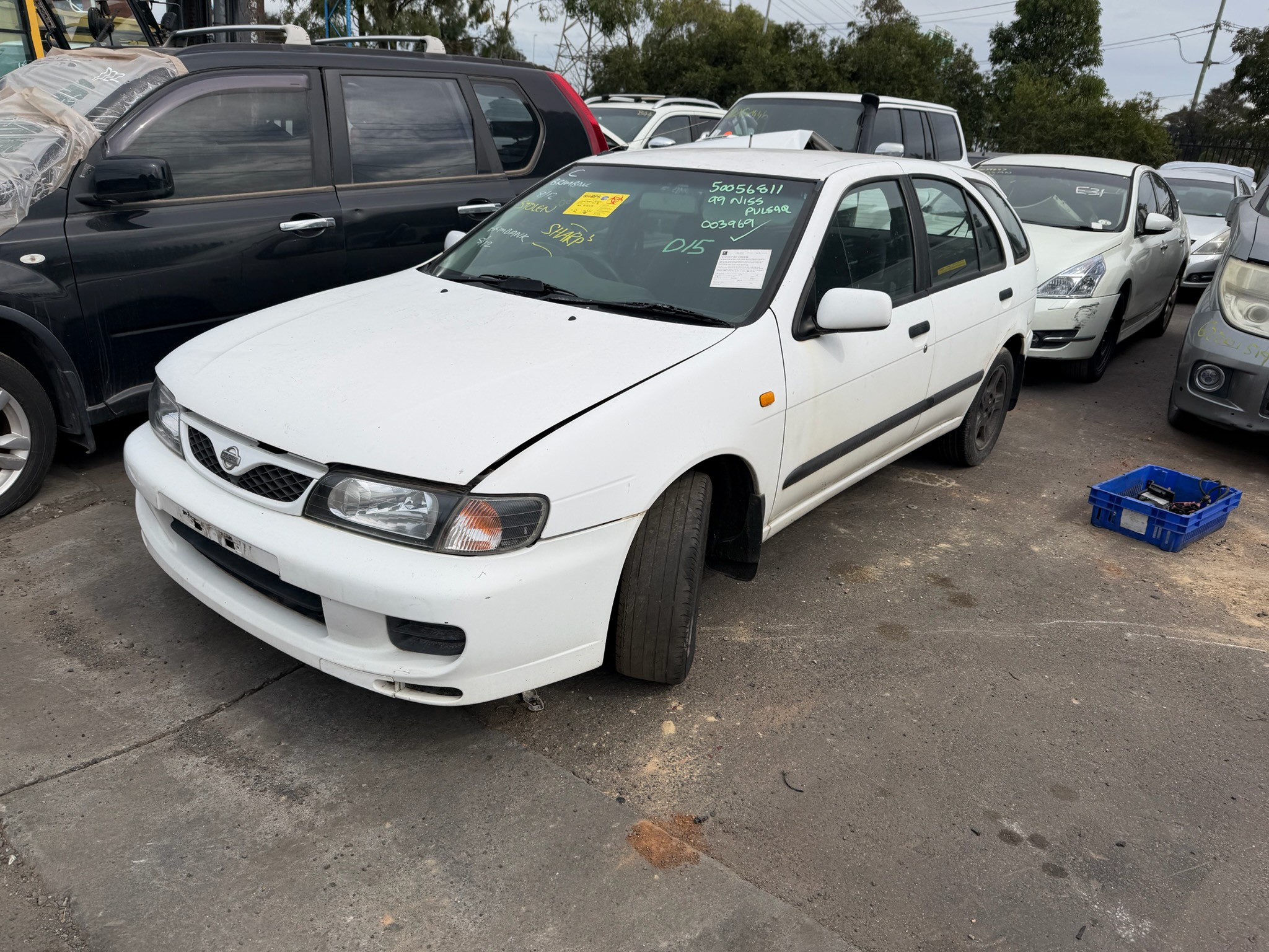 NISSAN PULSAR N15 SSS HATCH SR20 MANUAL WHITE WRECKING