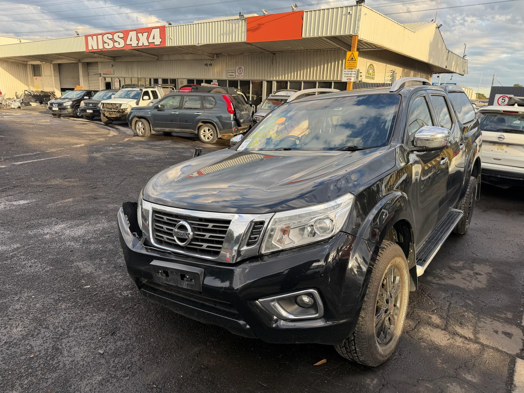 NISSAN NAVARA D23 DIESEL CANPOPY BLACK WRECKING