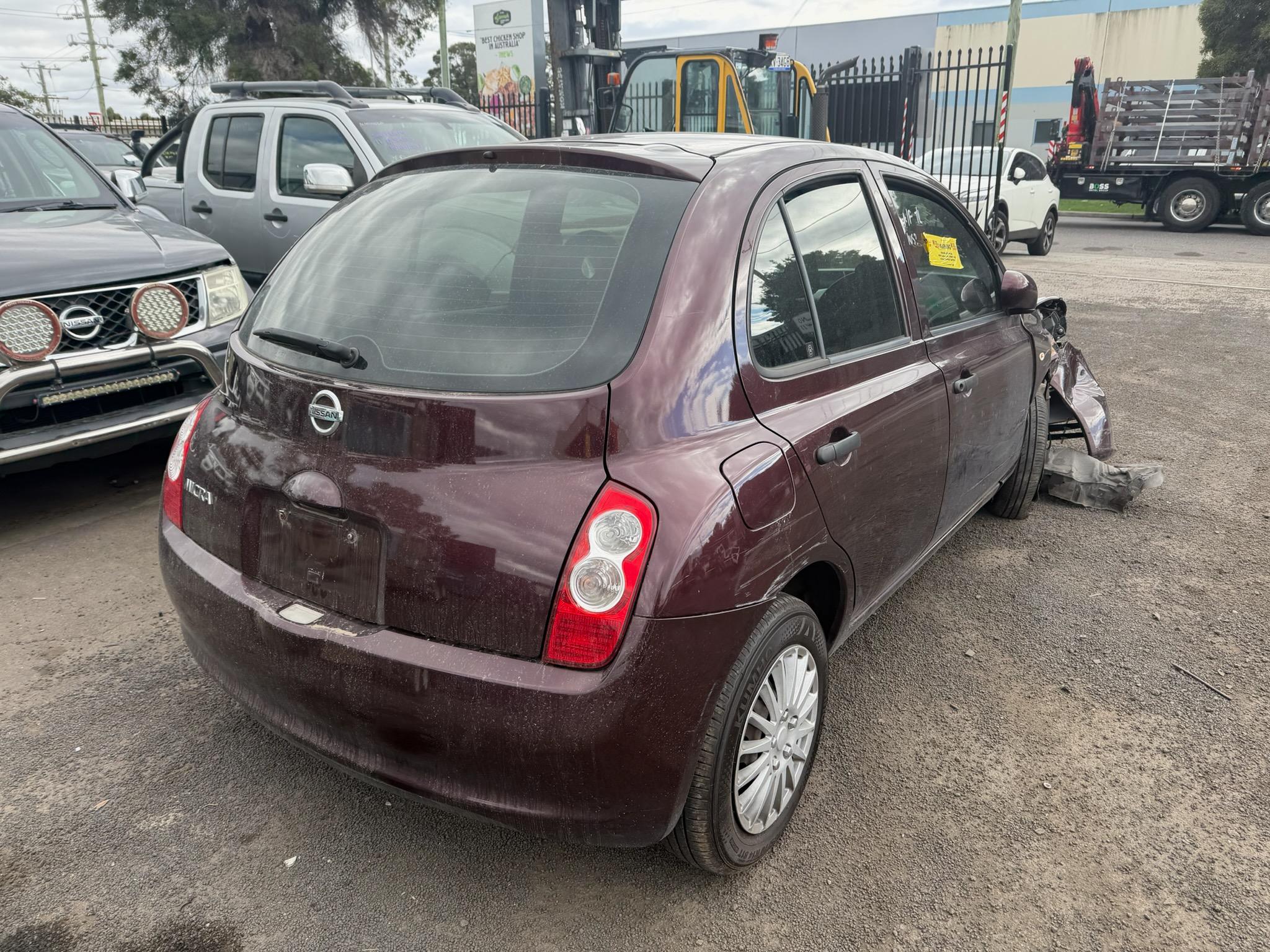 NISSAN MICRA K12 1.4 AUTO PURPLE WRECKING