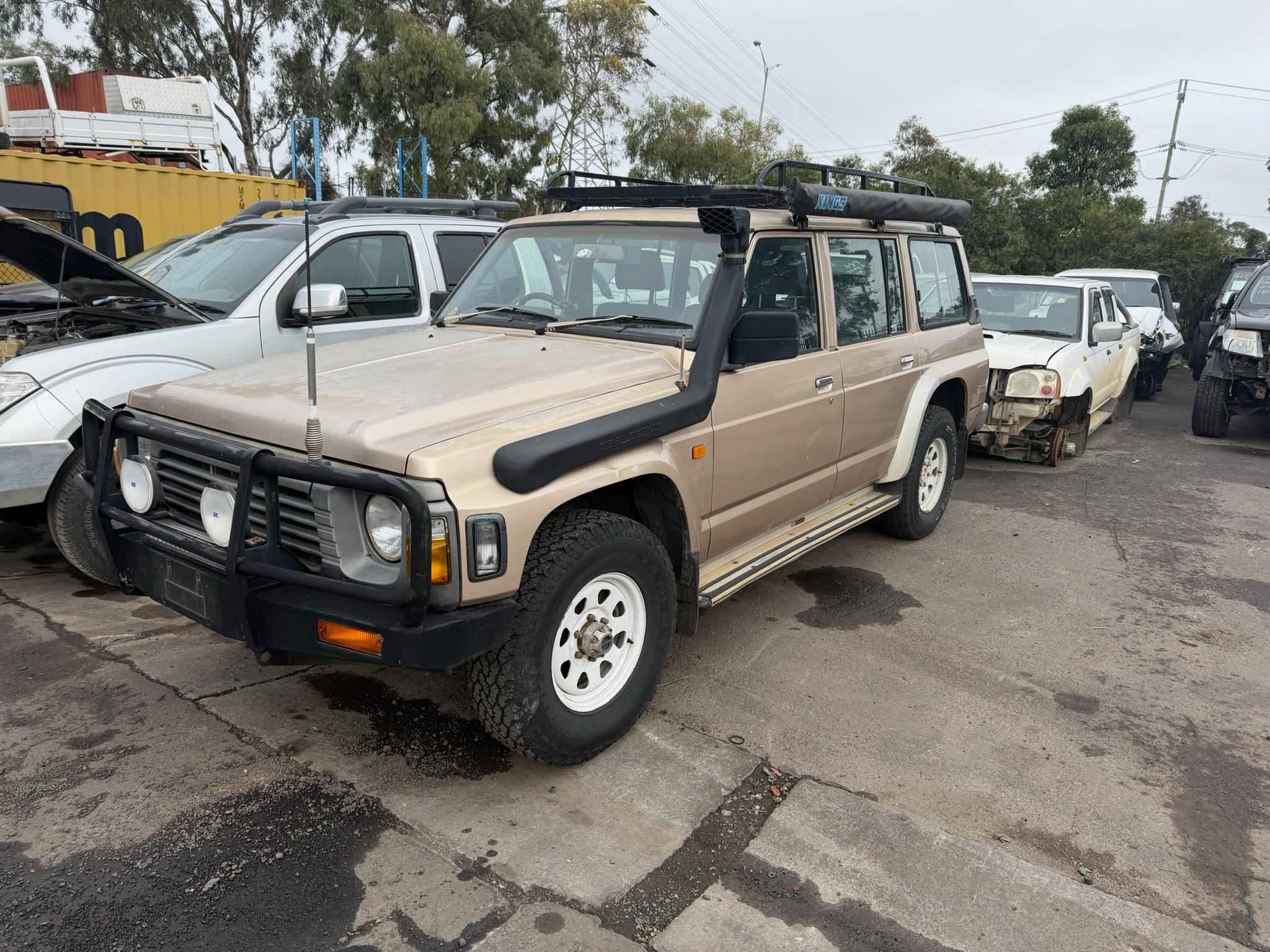 NISSAN PATROL GQ Y60 WAGON RD28 DIESEL GOLD WRECKING