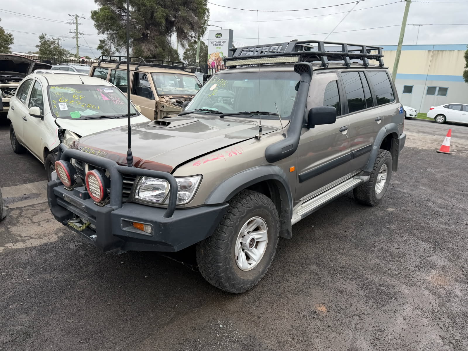 NISSAN PATROL Y61 GU WAGON TURBO DIESEL GREY WRECKING