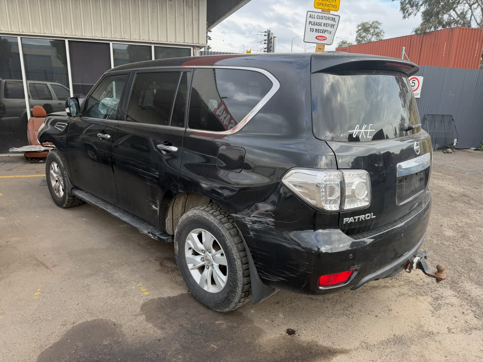 NISSAN PATROL Y62 ST-L VK56 V8 BLACK WRECKING