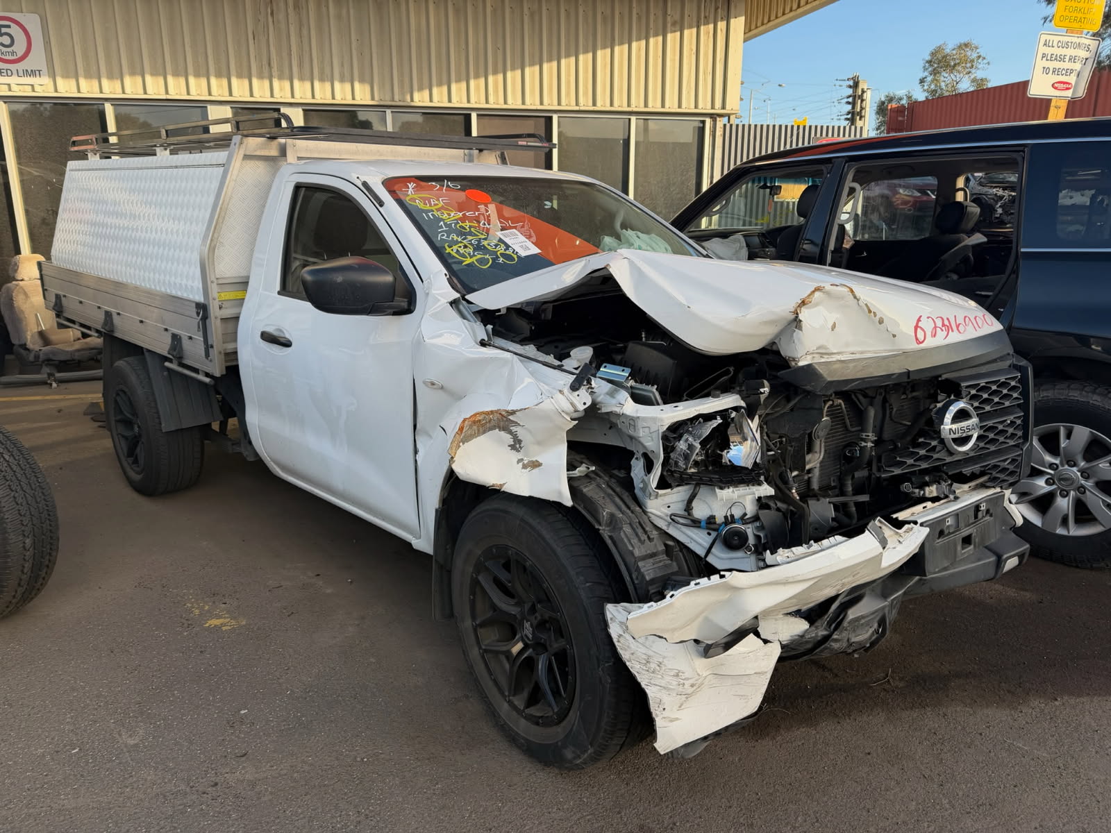 NISSAN NAVARA D23 SINGLE CAB CHASSIS UTE TRAY YS23 DIESEL WRECKING