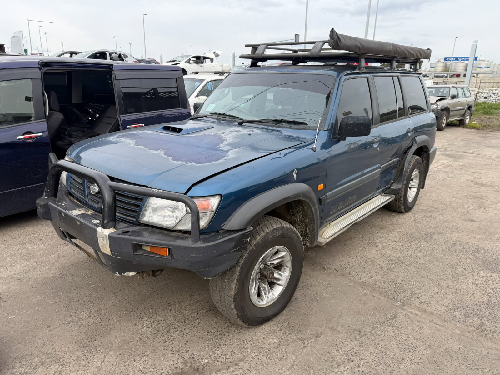 NISSAN PATROL Y61 GU WAGON ZD30 BLUE WRECKING