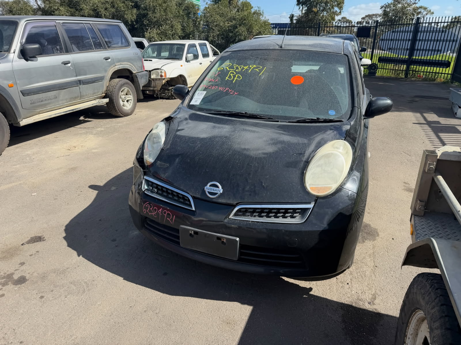 NISSAN MICRA K12 1.4 AUTO HATCH BLACK WRECKING