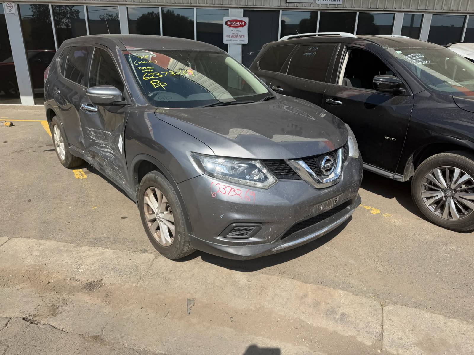 NISSAN X-TRAIL ST QR25 2WD GREY 2016 WRECKING