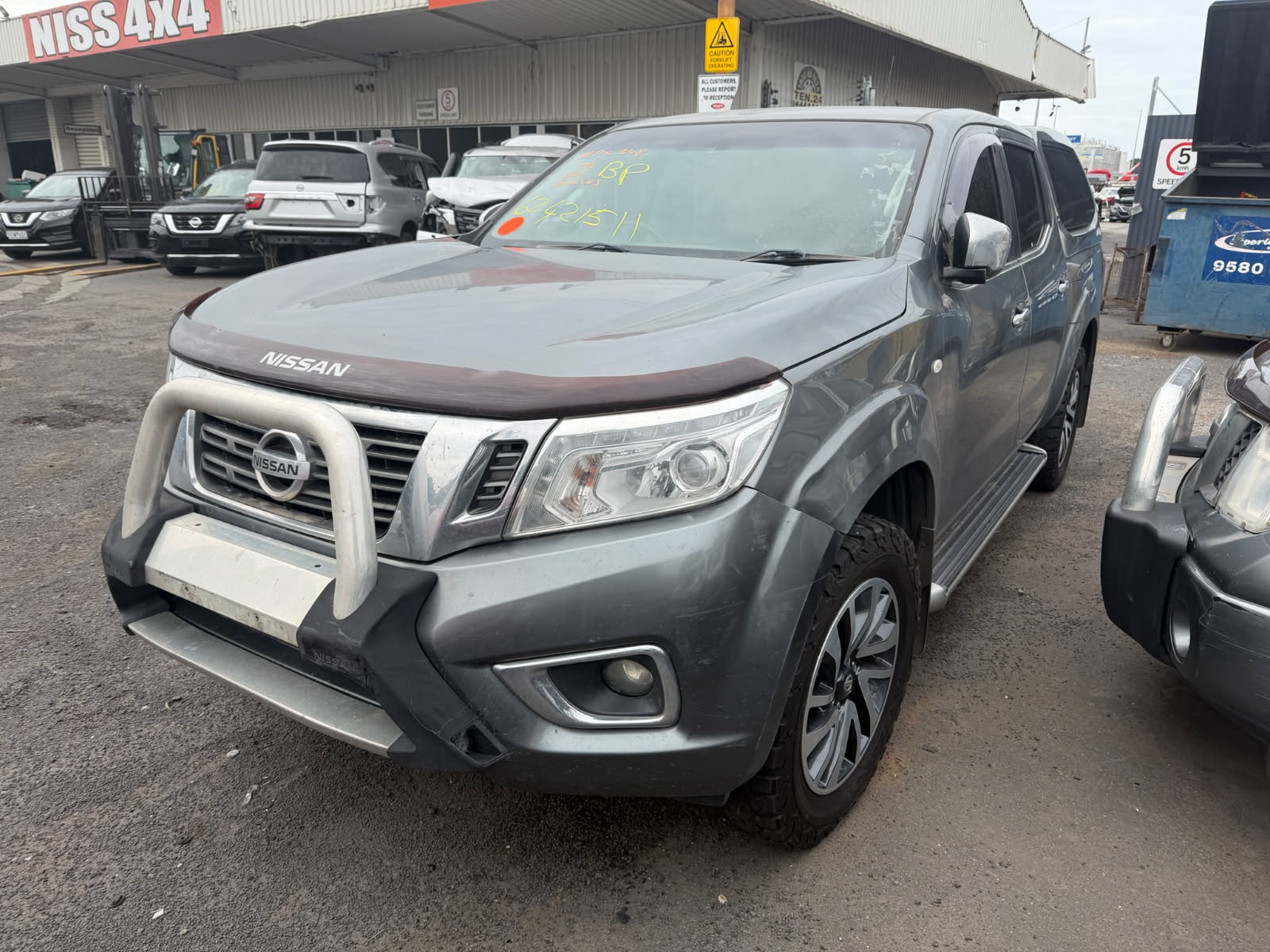 NISSAN NAVARA D23 NP300 ST GREY CANOPY TWIN TURBO WRECKING