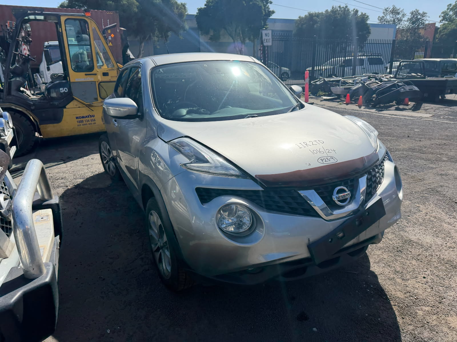 NISSAN JUKE F15 SILVER WRECKING