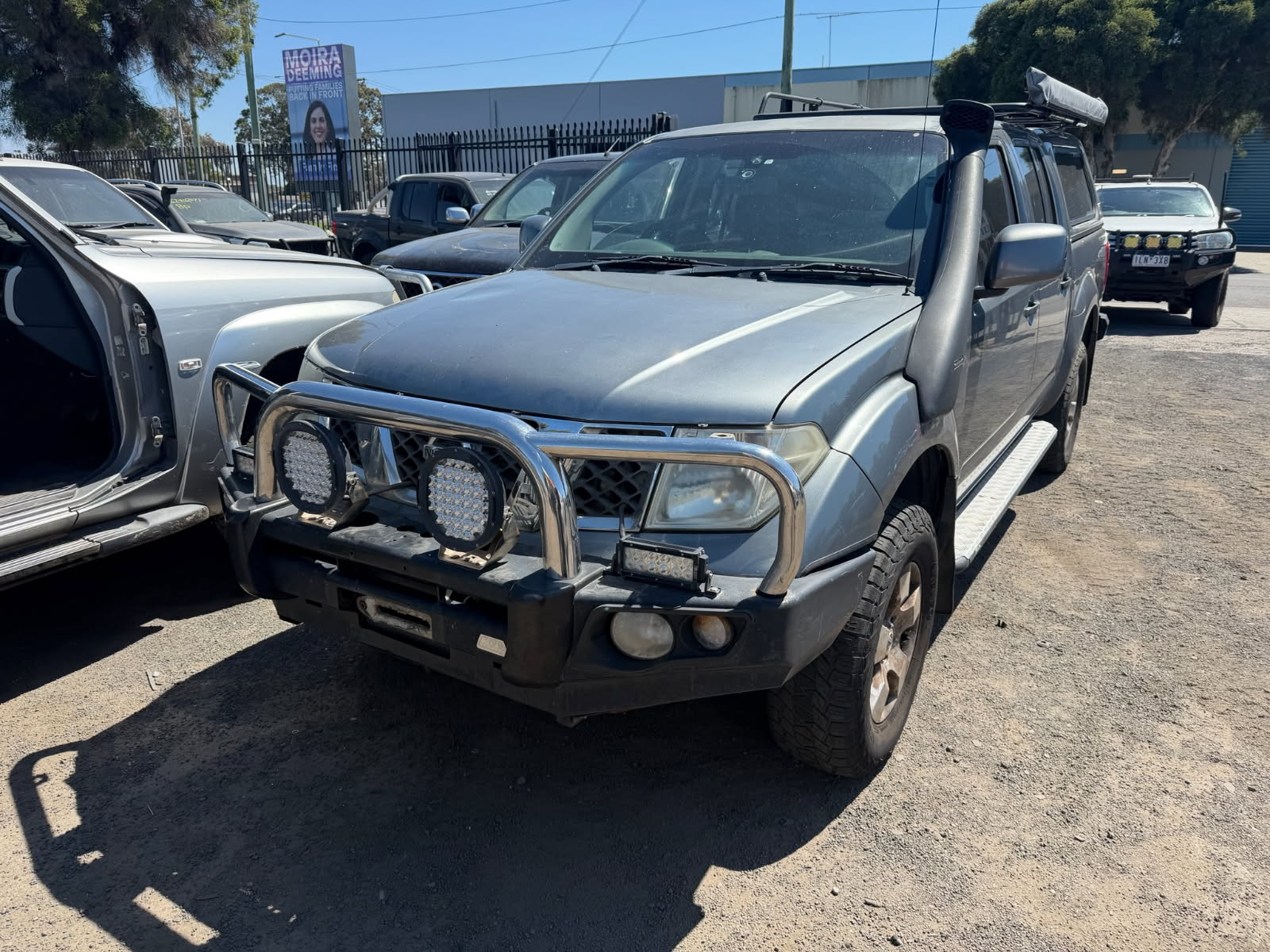 NISSAN NAVARA D40 MNT THAI YD25 TURBO DIESEL BULLBAR CANOPY WRECKING
