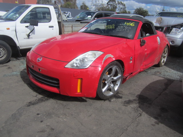 NISSAN 350Z Z33 ROADSTER CONVERTIBLE 2008 WRECKING