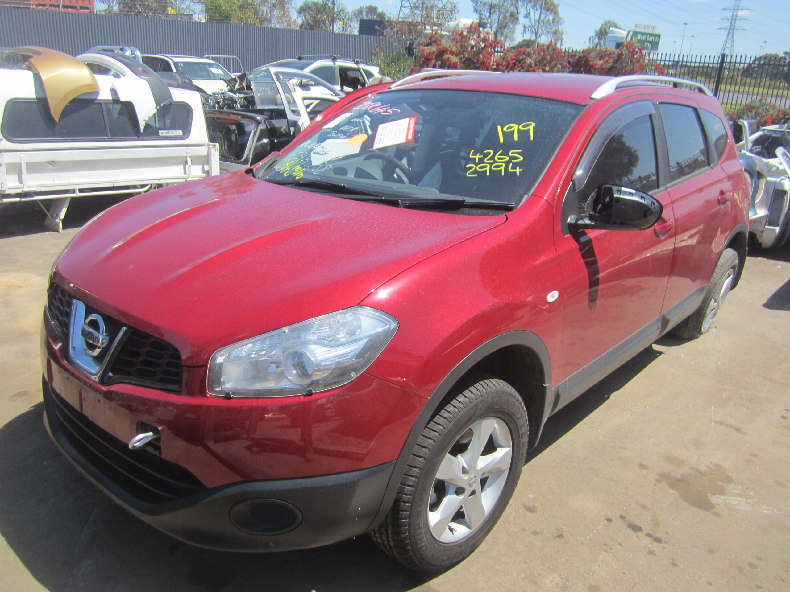 NISSAN DUALIS +2 J10 7 SEATER AUTO 2013 WRECKING