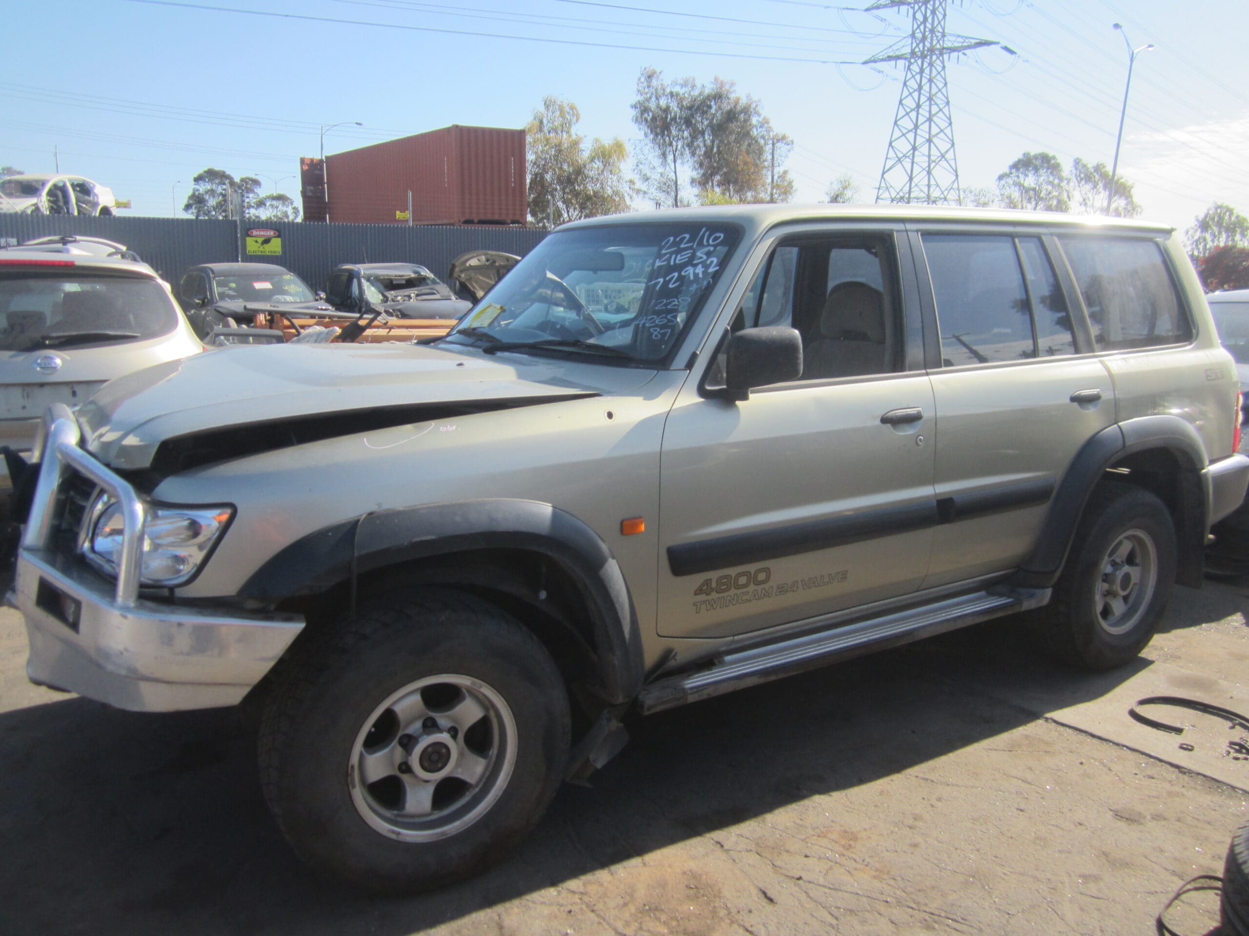 NISSAN PATROL Y61 GU TB48 PETROL AUTO 2003 WRECKING