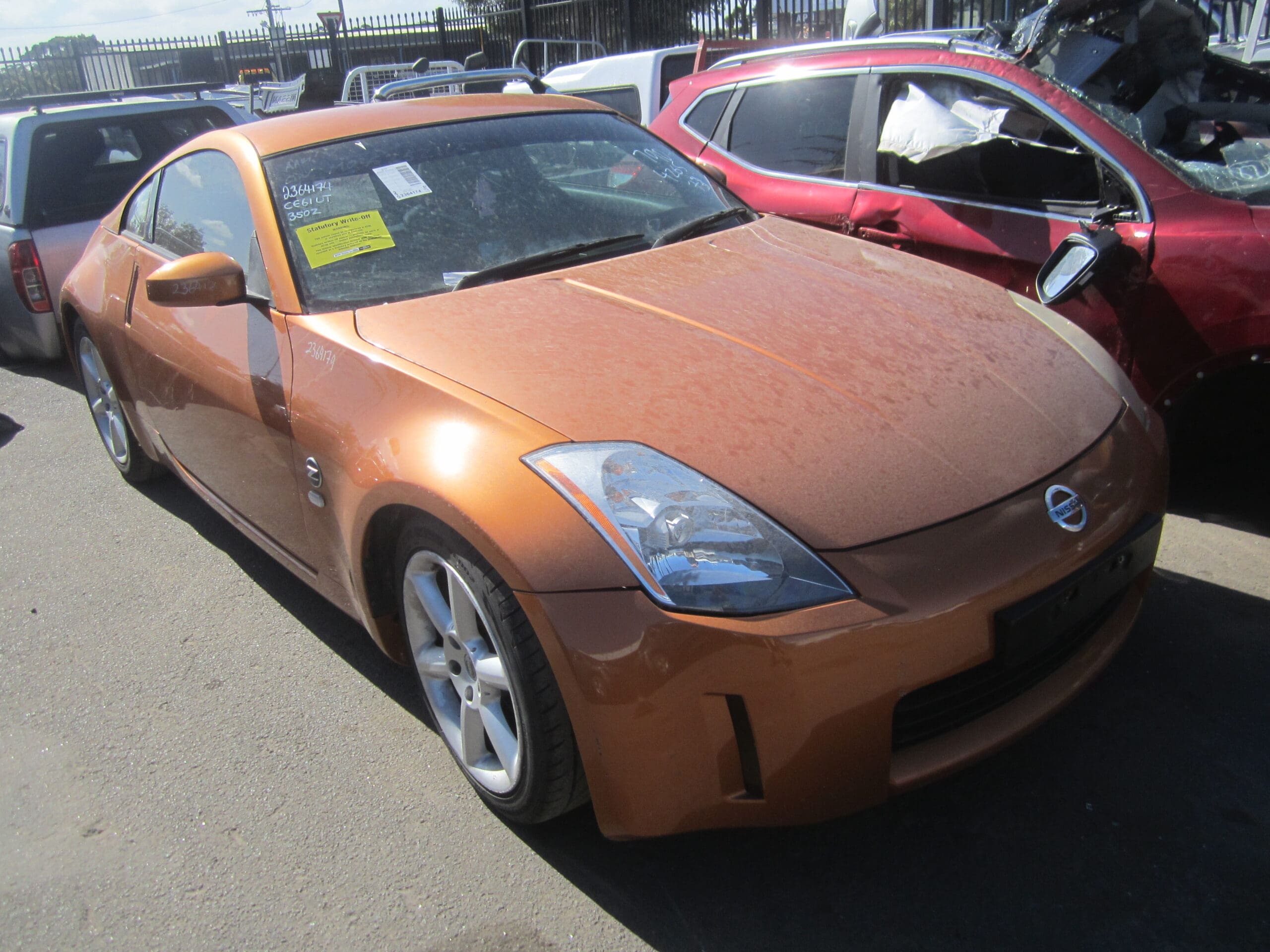 NISSAN 350Z Z33 AUTO 3.5 2005 WRECKING