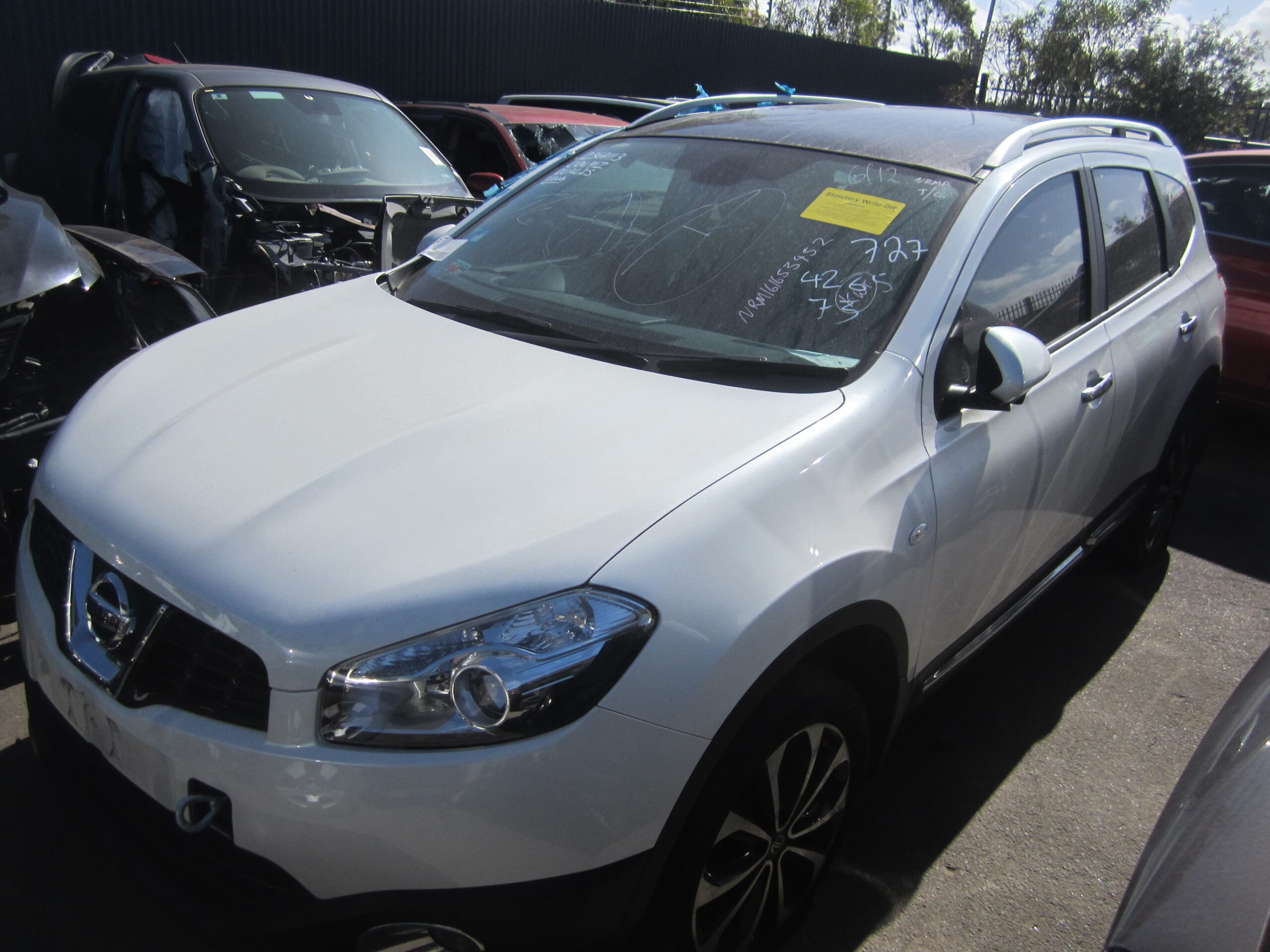 NISSAN DUALIS +2 J10 TI-L AUTO 7 SEAT 2012 WRECKING