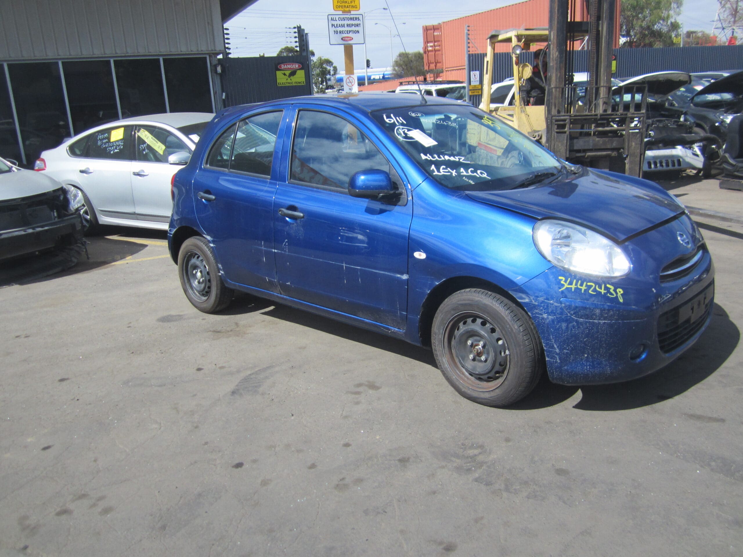 NISSAN MICAR K13 PETROL AUTO 2010 WRCKING