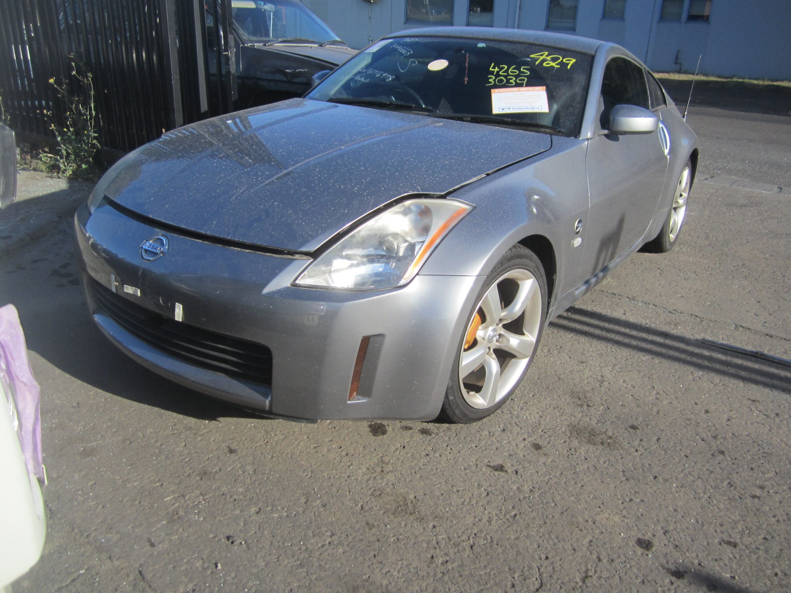 NISSAN 350Z Z33 VQ35 2005 WRECKING