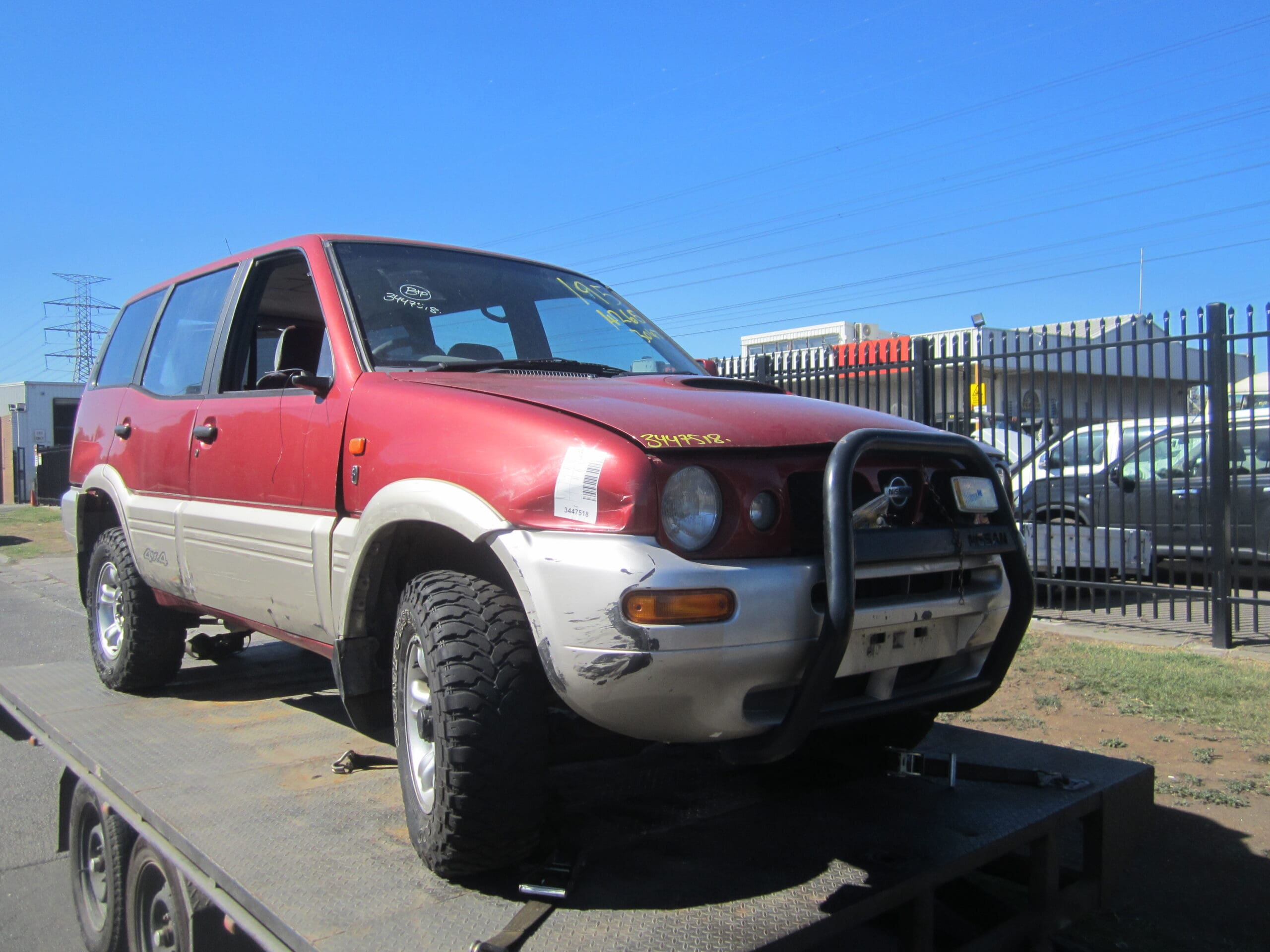 NISSAN TERRANO II R20 KA24 PETROL MANUAL 1999 WRECKING
