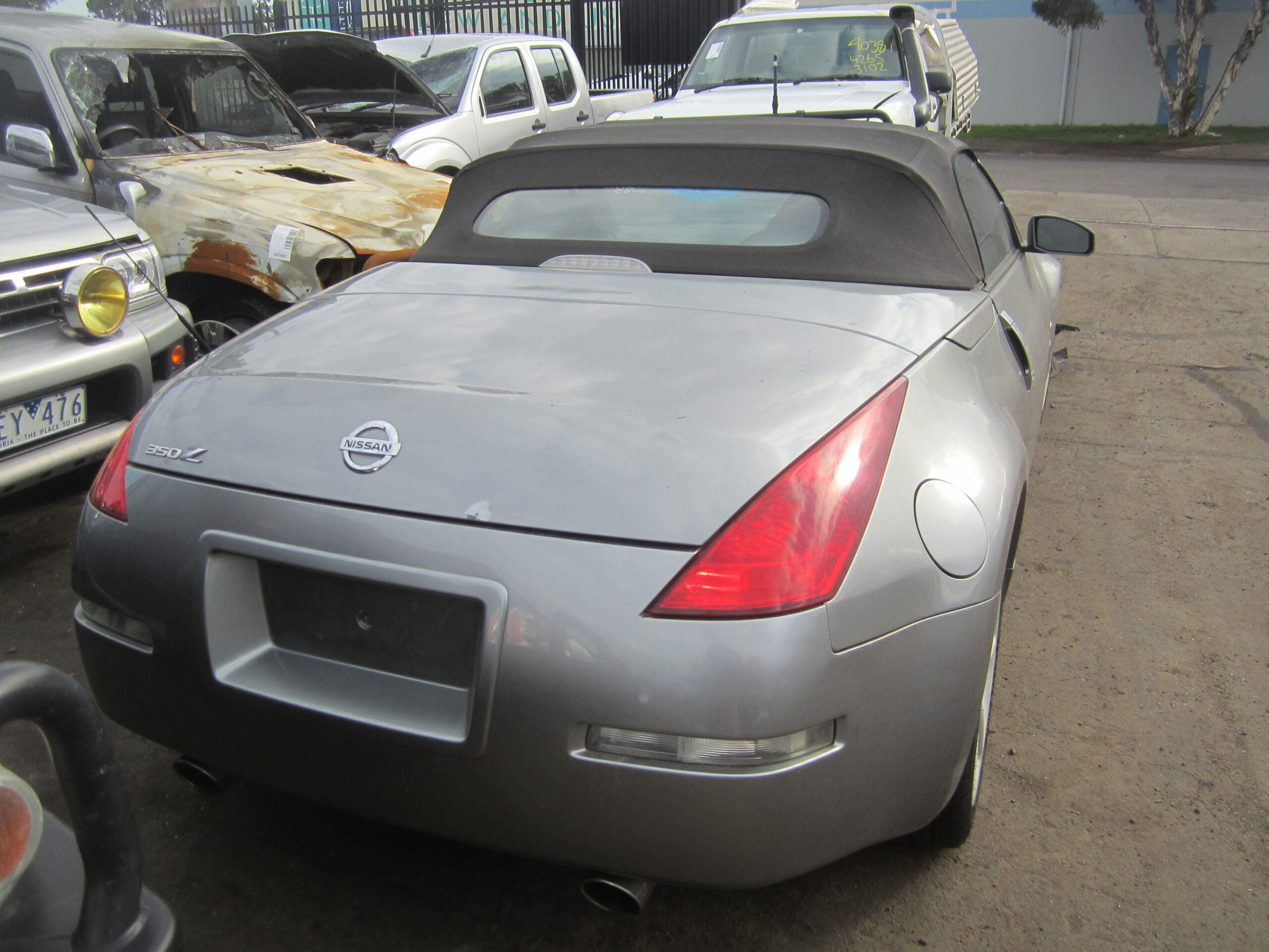 NISSAN 350Z Z33 VQ35 CONVERTIBLE 2006 WRECKING