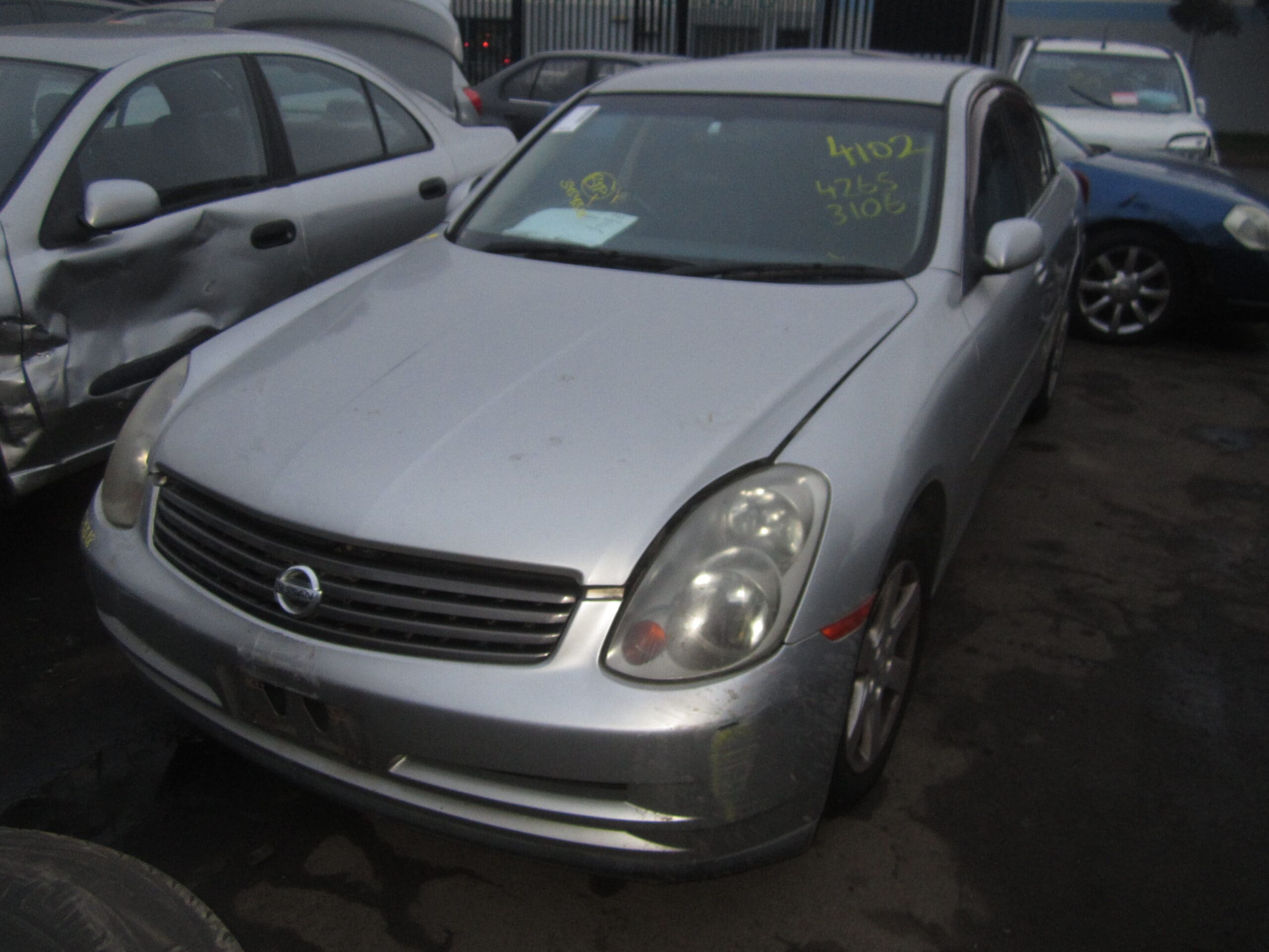 NISSAN SKYLINE V35 SEDAN VQ35 V6 PETROL 2003 WRECKING