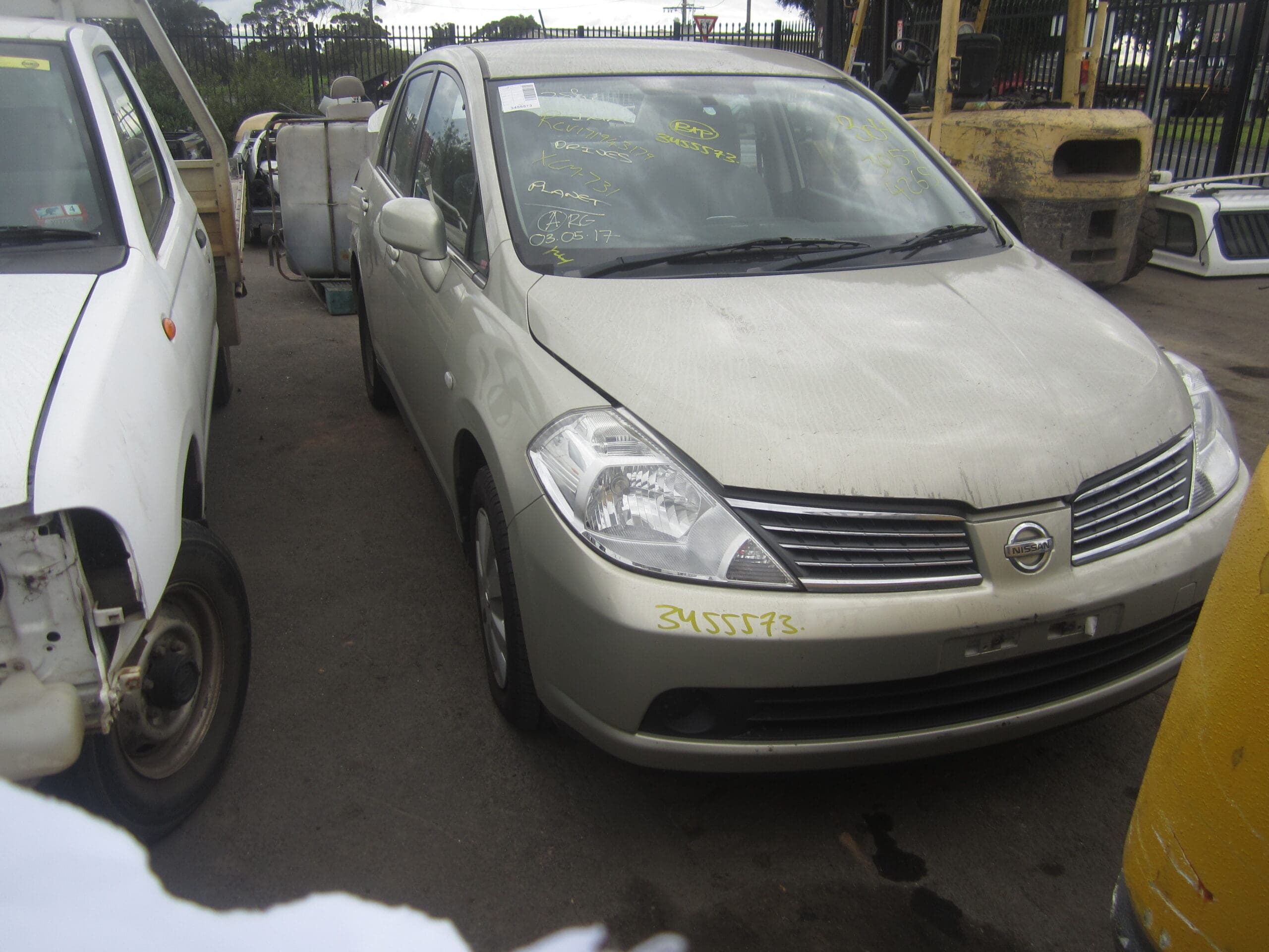NISSAN TIIDA C11 SEDAN 2008 WRECKING